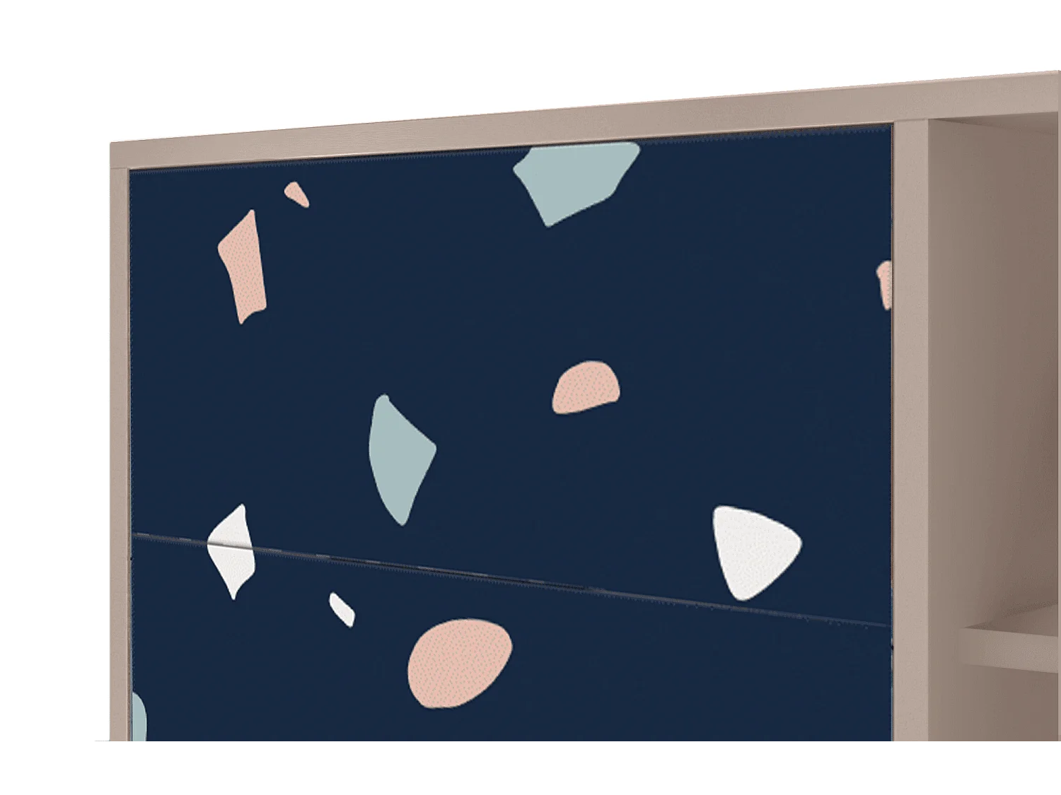 Buffet - 125x98x48 cm - BS2 - Space Satellites, Latte