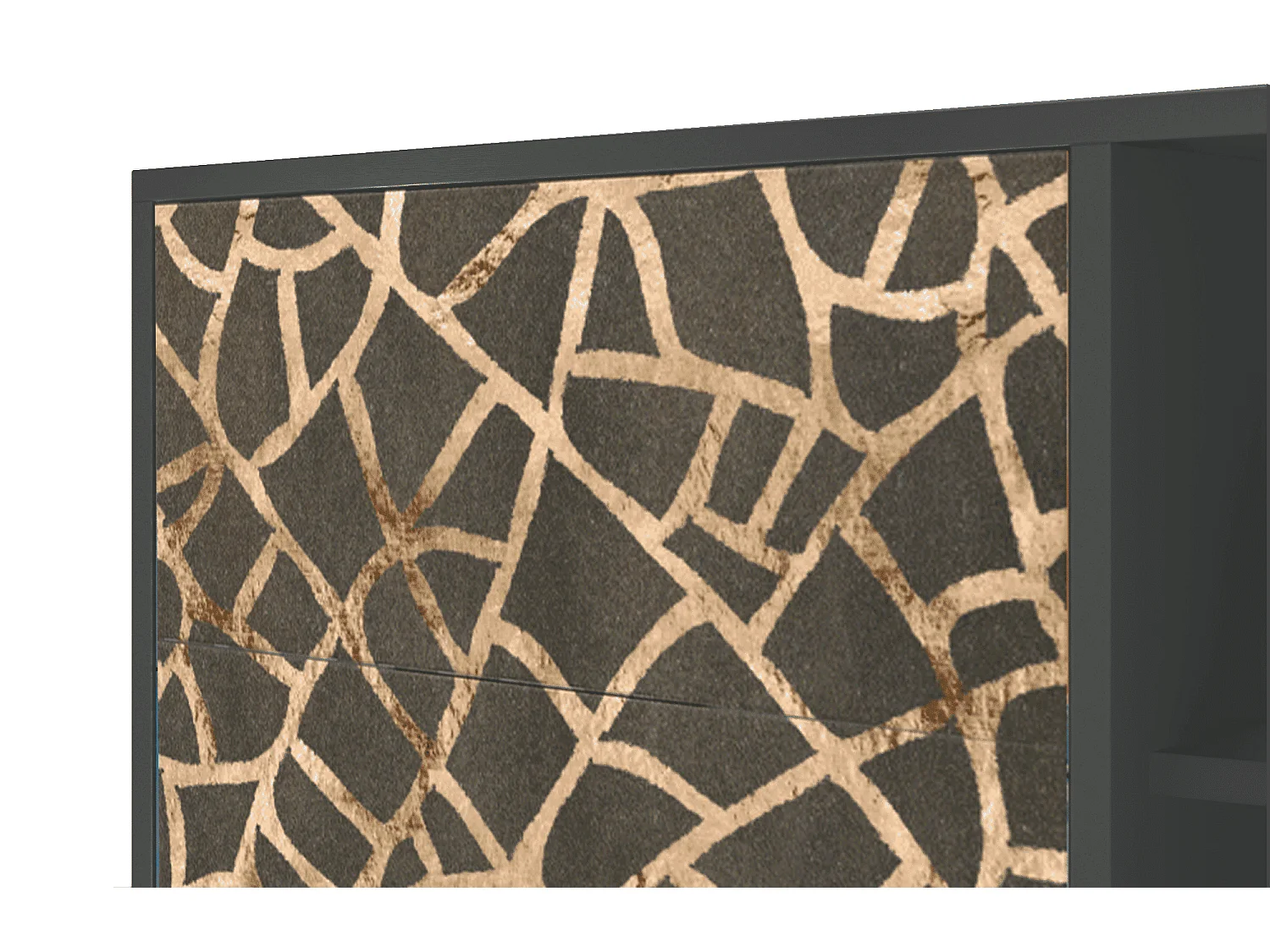 Buffet - 125x98x48 cm - BS2 - Enlarged Leaf, Anthracite