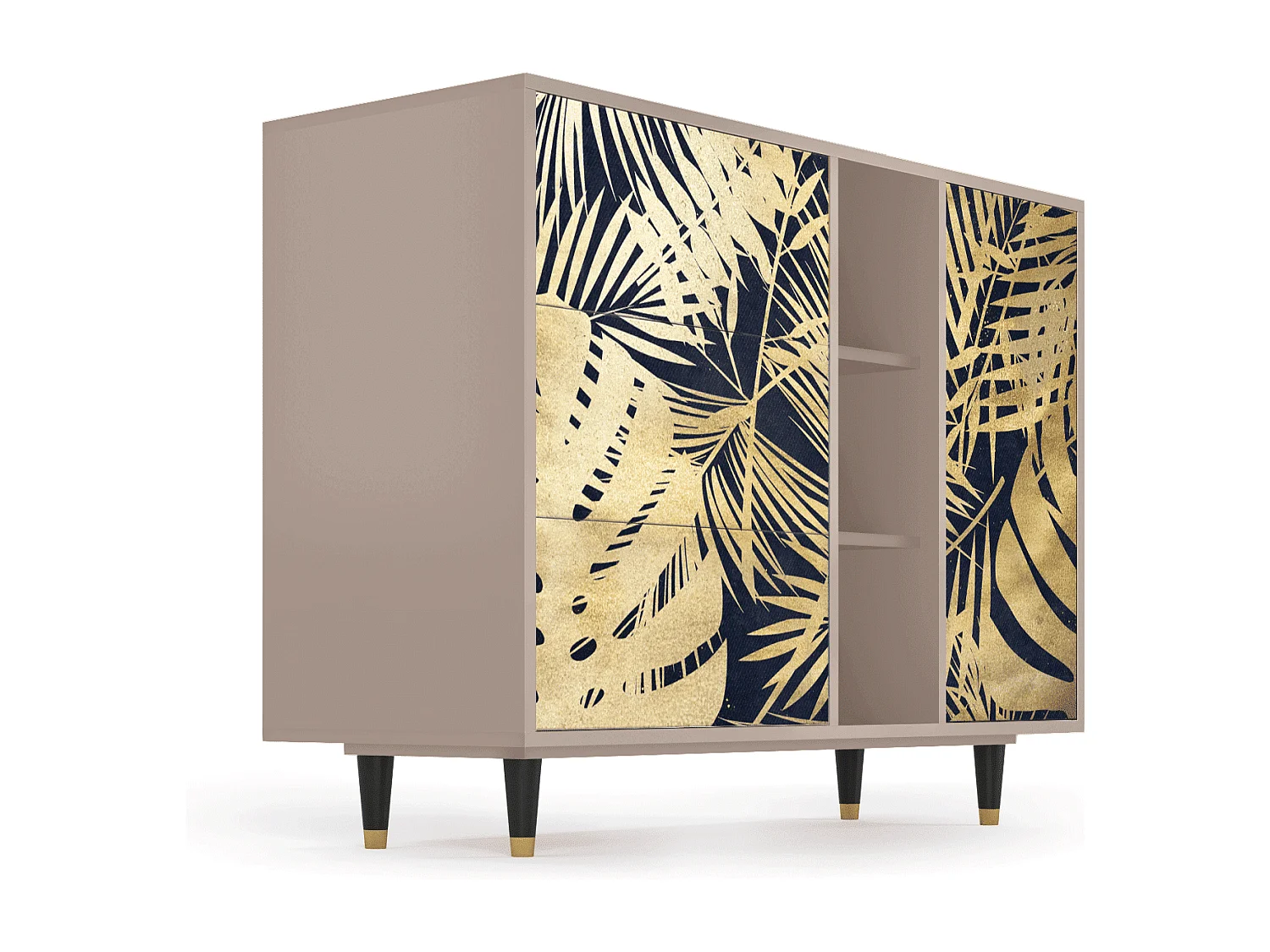 Aparador - 125x98x48 cm - BS2 - Jungle Vibes, Latte