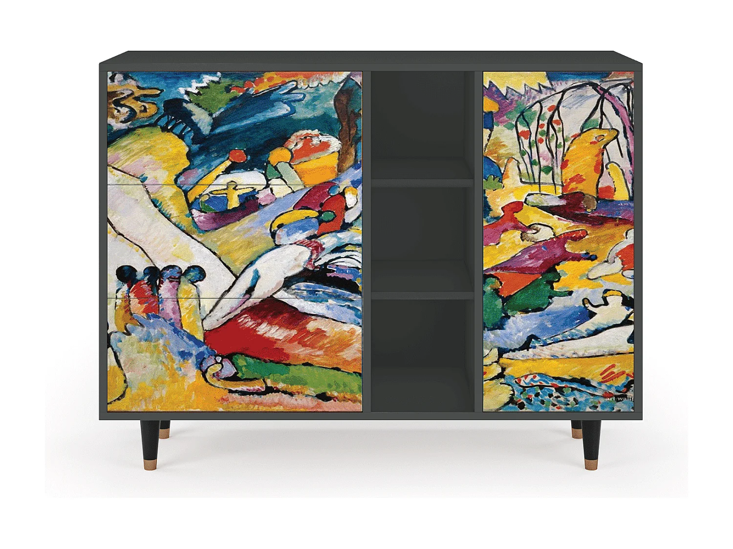 Credenza - 125x98x48 cm - BS2 - Improvisation 26  , Antracite