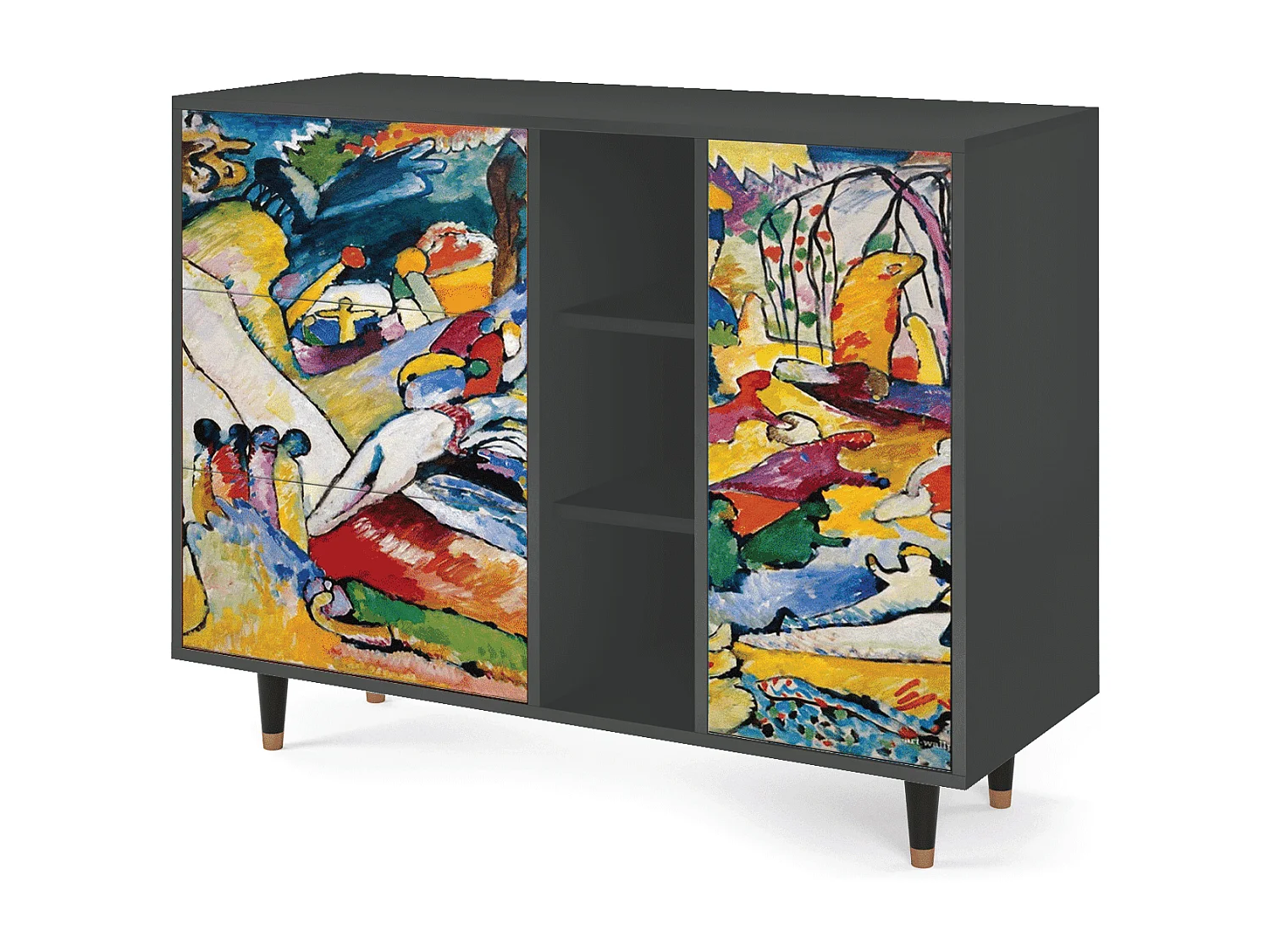 Credenza - 125x98x48 cm - BS2 - Improvisation 26  , Antracite