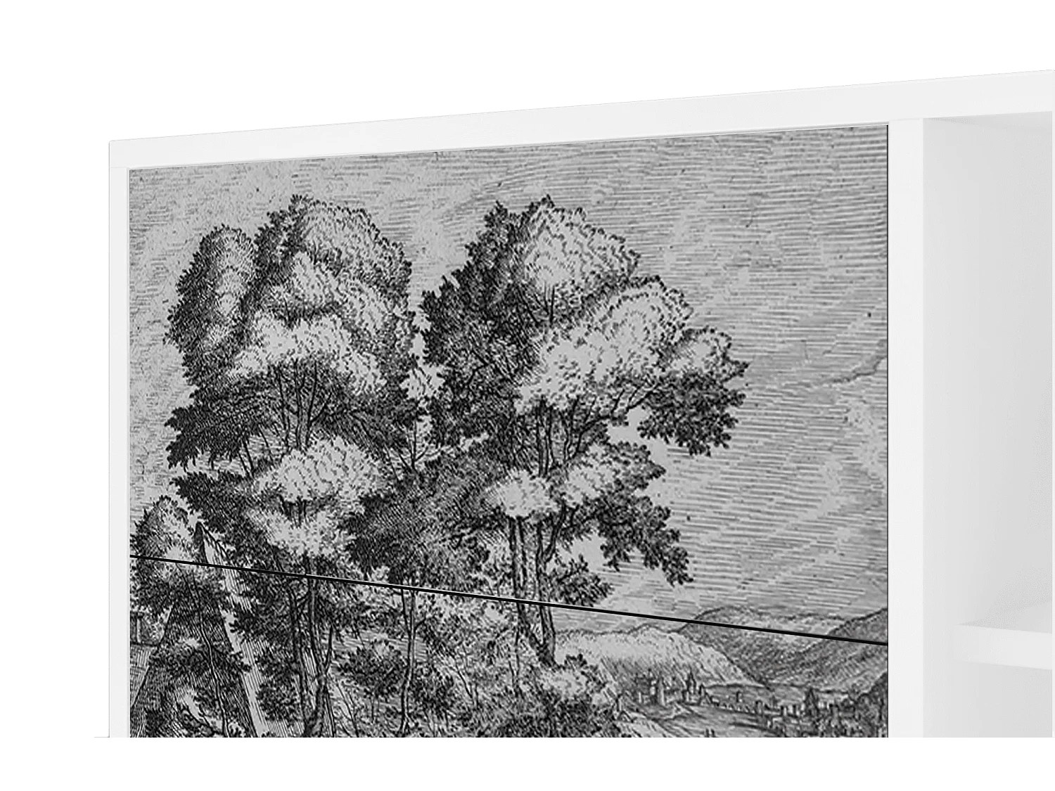 Buffet - 125x98x48 cm - BS2 - Rusticorum, Blanc