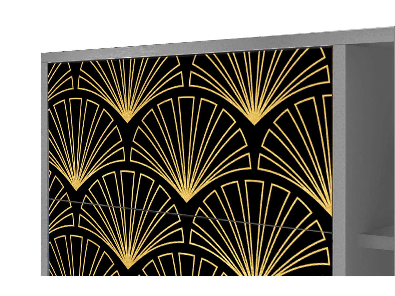 Buffet - 125x98x48 cm - BS2 - Bird of Juno, Gris