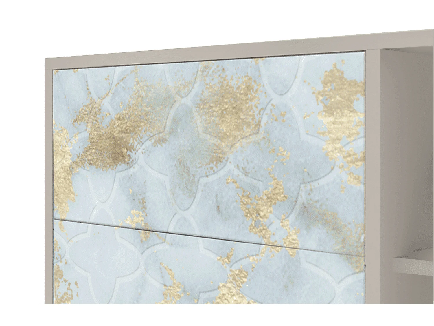 Sideboard - 125x98x48 cm - BS2 - Golden Waves, Sand