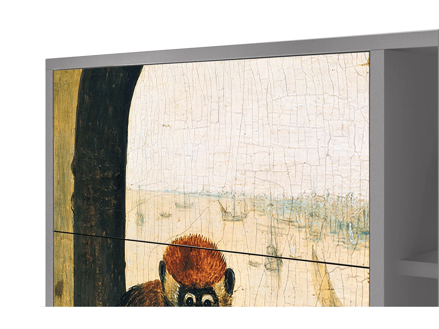 Aparador - 125x98x48 cm - BS2 - Two Monkeys, Cinza