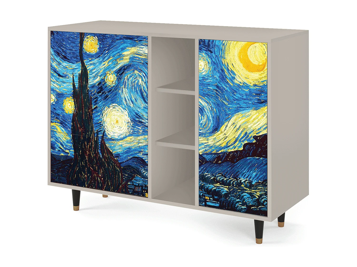 Aparador - 125x98x48 cm - BS2 - The Starry Night  , Arena
