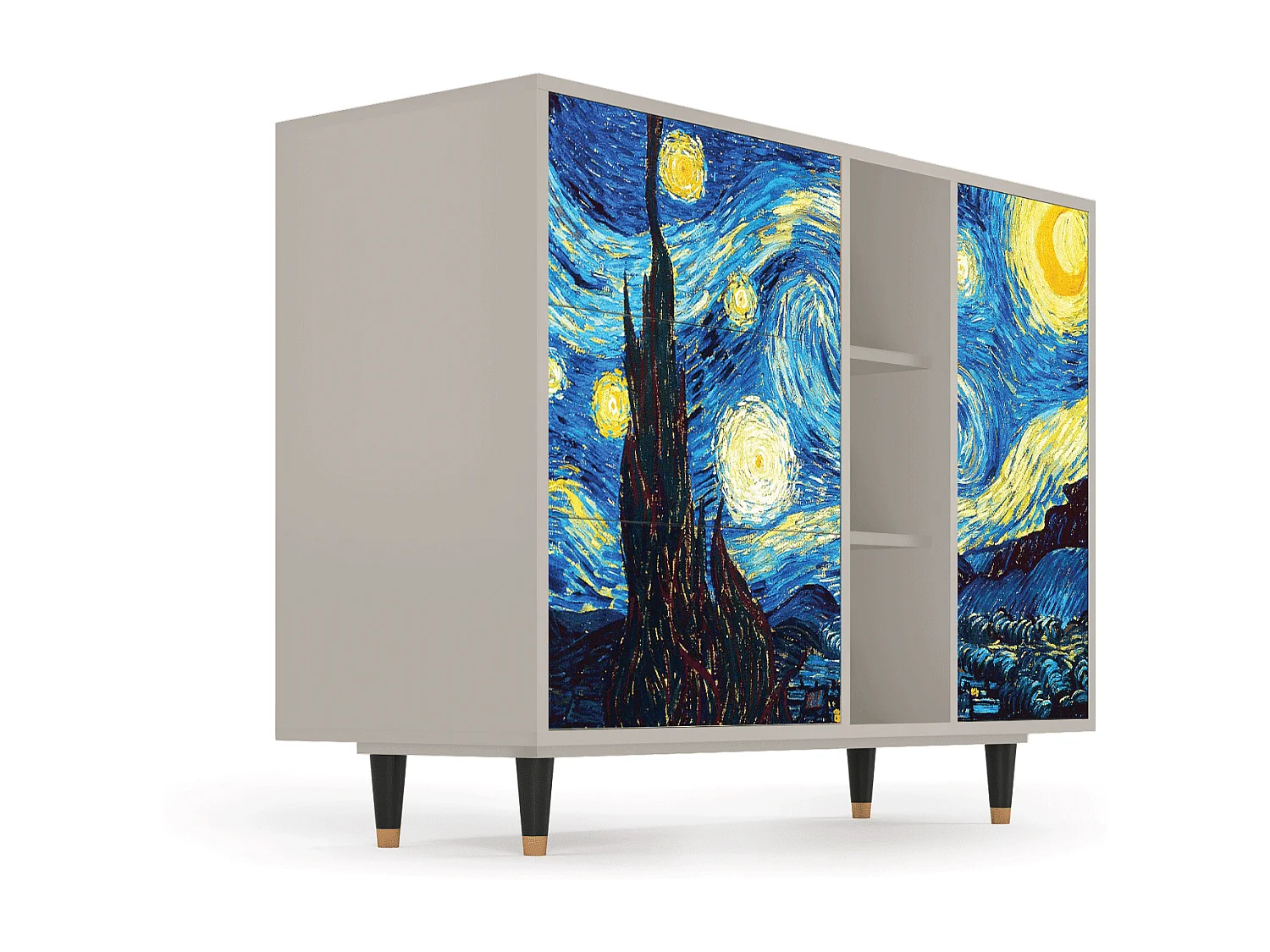 Aparador - 125x98x48 cm - BS2 - The Starry Night  , Arena