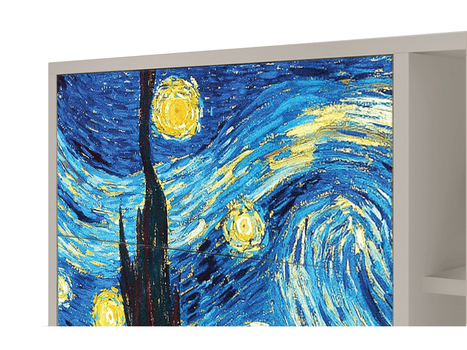 Sideboard - 125x98x48 cm - BS2 - The Starry Night  , Sand