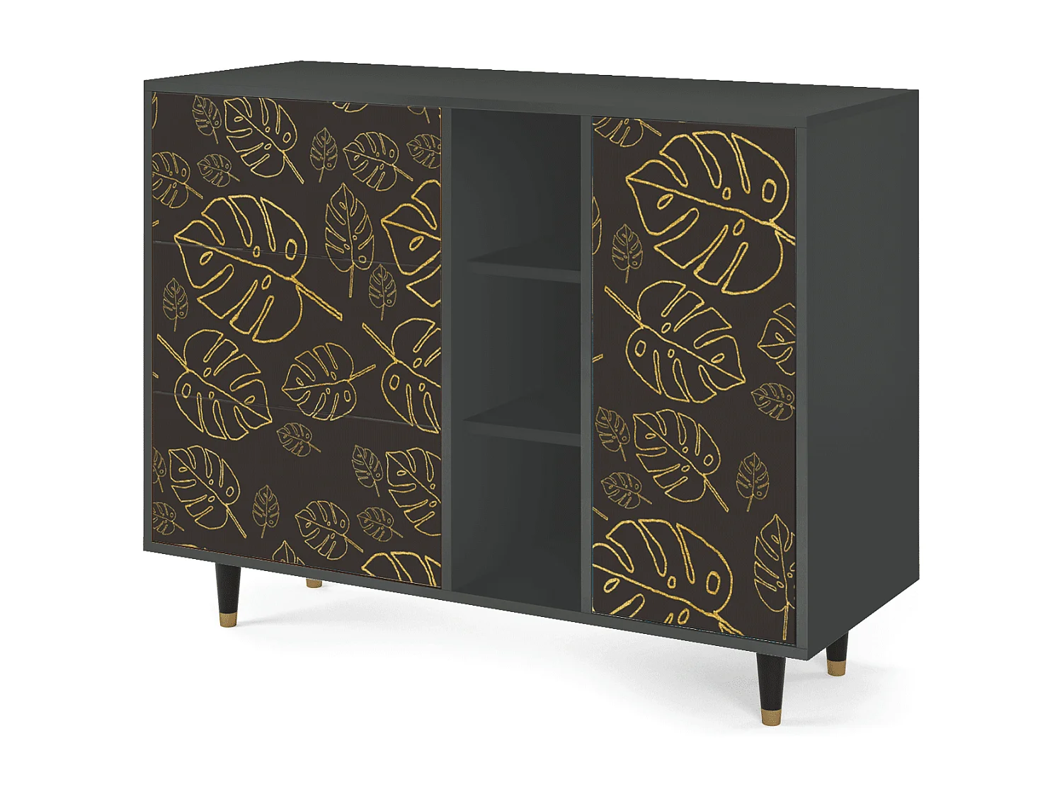 Credenza - 125x98x48 cm - BS2 - Fall Of The Leaves, Antracite
