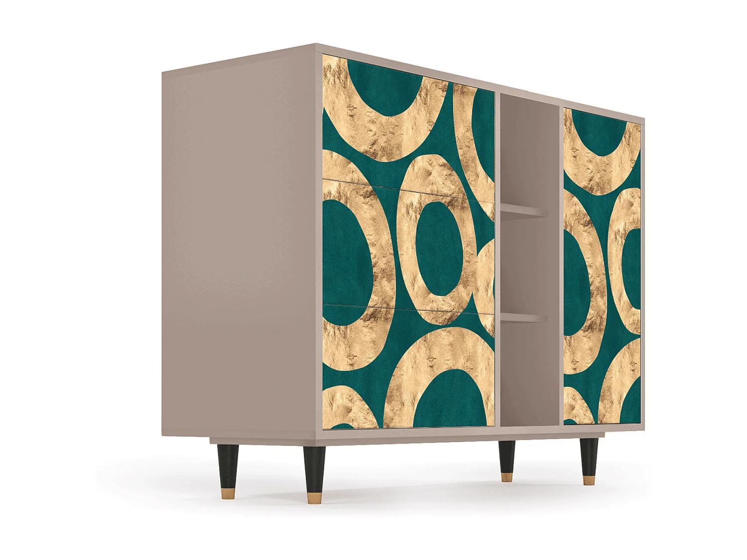 Sideboard - 125x98x48 cm - BS2 - Zircon Sphere, Latte