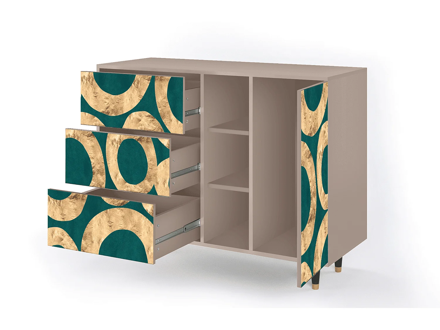 Dressoir - 125x98x48 cm - BS2 - Zircon Sphere, Latte