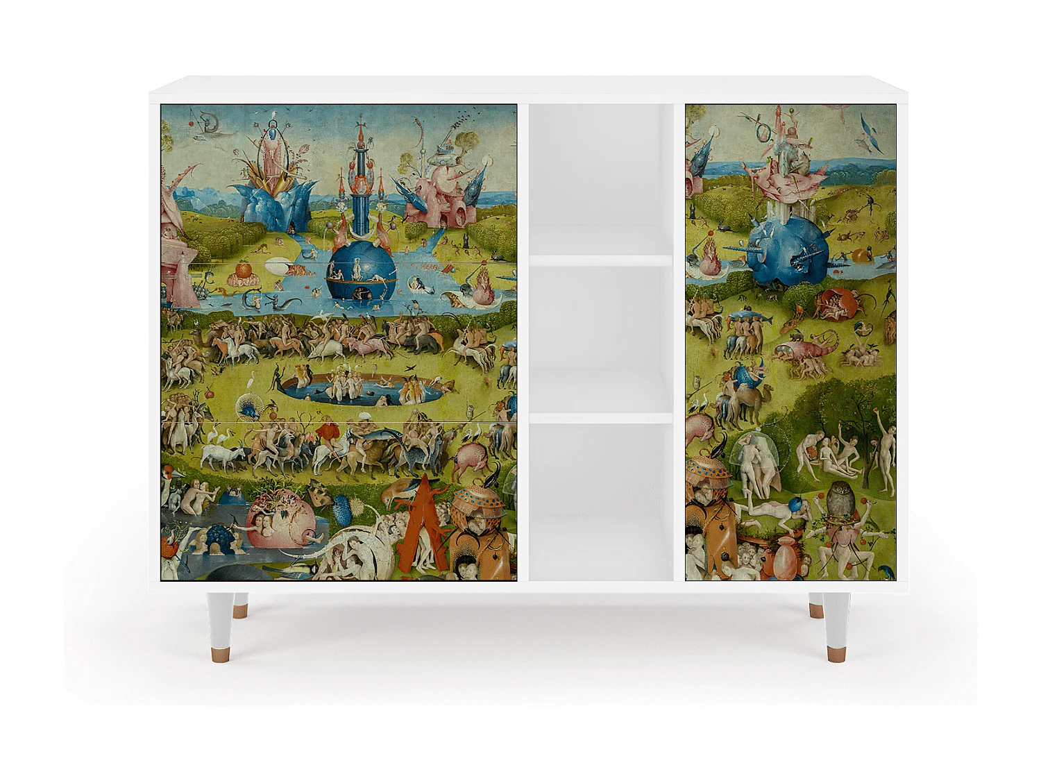 Kredens - 125x98x48 cm - BS2 - The Garden 2 by Bosch, Biały
