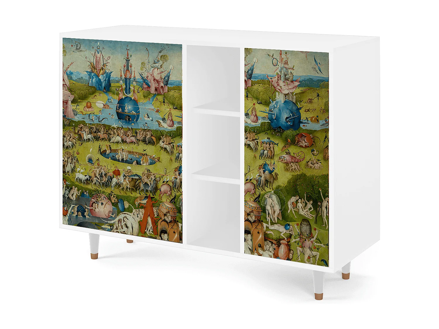 Kredens - 125x98x48 cm - BS2 - The Garden 2 by Bosch, Biały