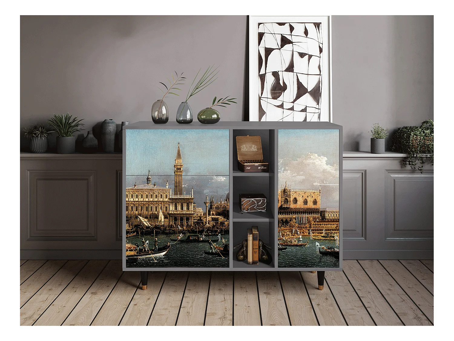 Buffet - 125x98x48 cm - BS2 - The Bucintoro, Gris