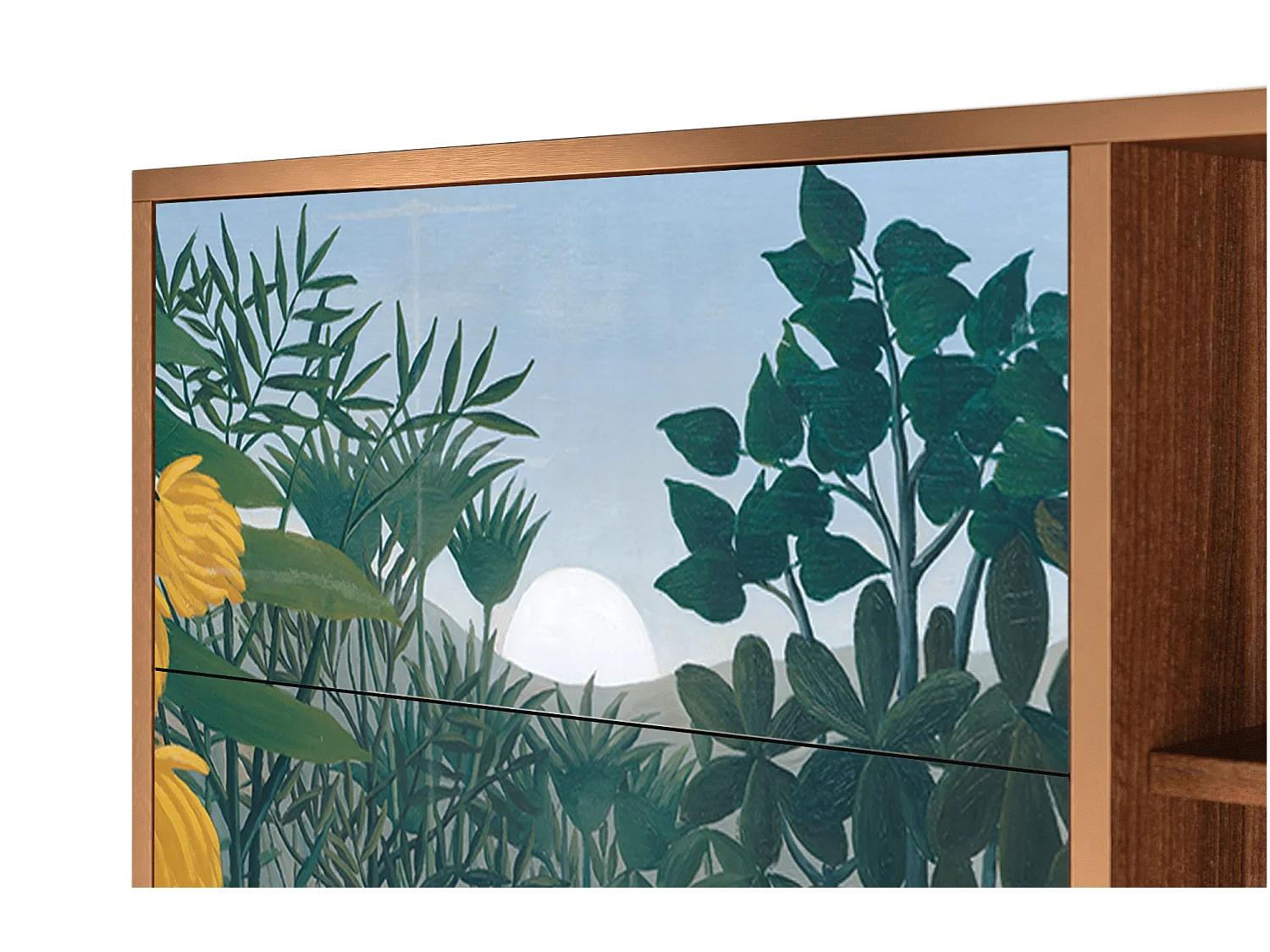 Sideboard - 125x98x48 cm - BS2 - The Repast of the Lion, Walnuss