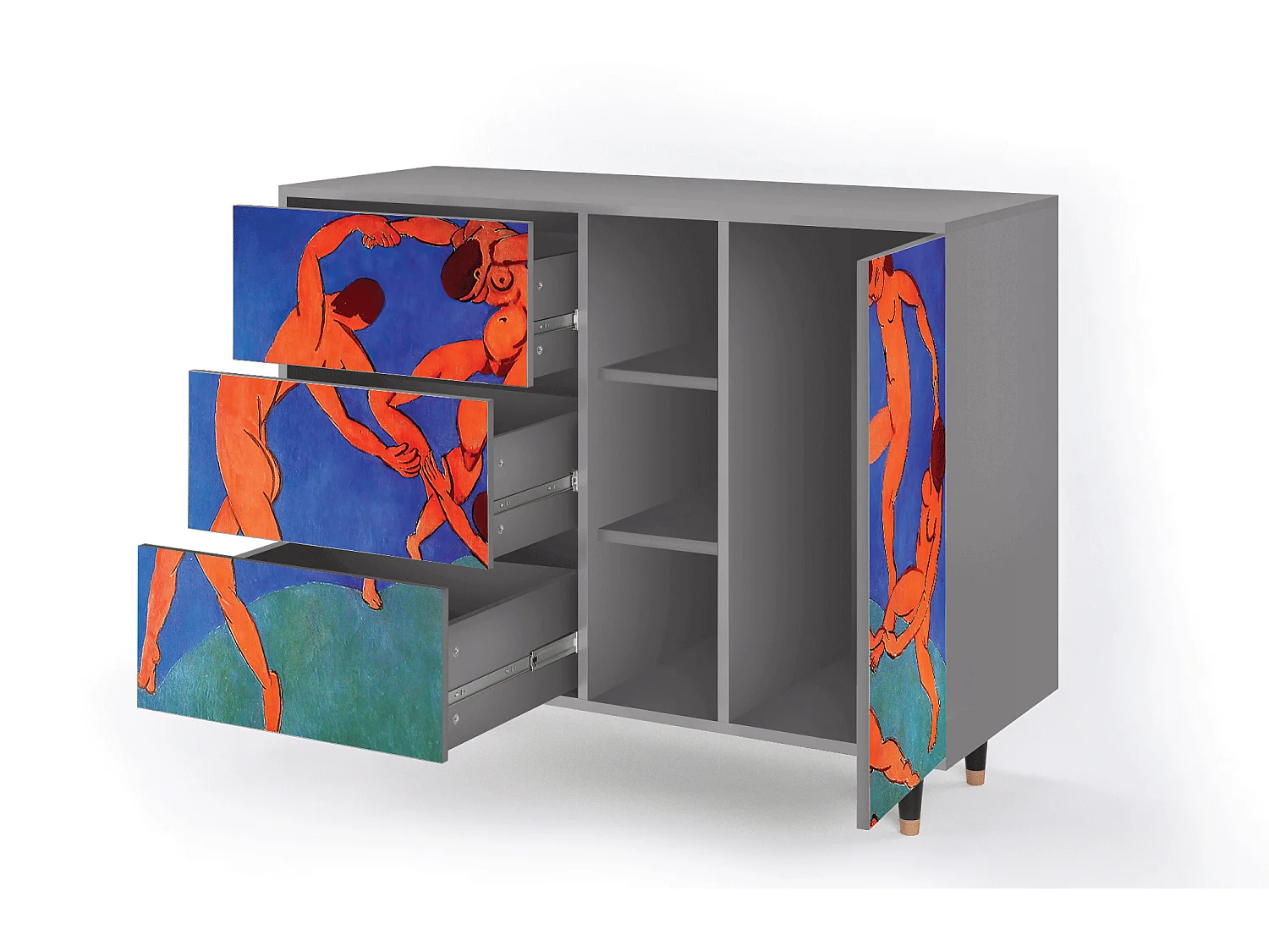 Buffet - 125x98x48 cm - BS2 - The Dance by Matisse , Gris