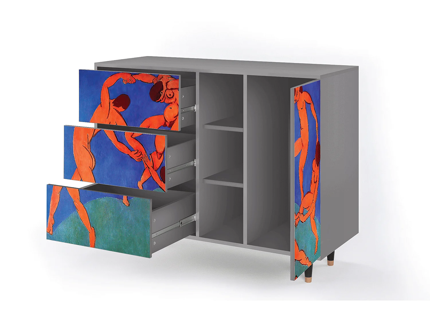 Buffet - 125x98x48 cm - BS2 - The Dance by Matisse , Gris