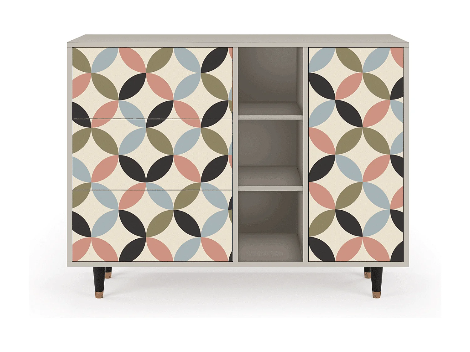 Buffet - 125x98x48 cm - BS2 - Butterfly Effect, Sable