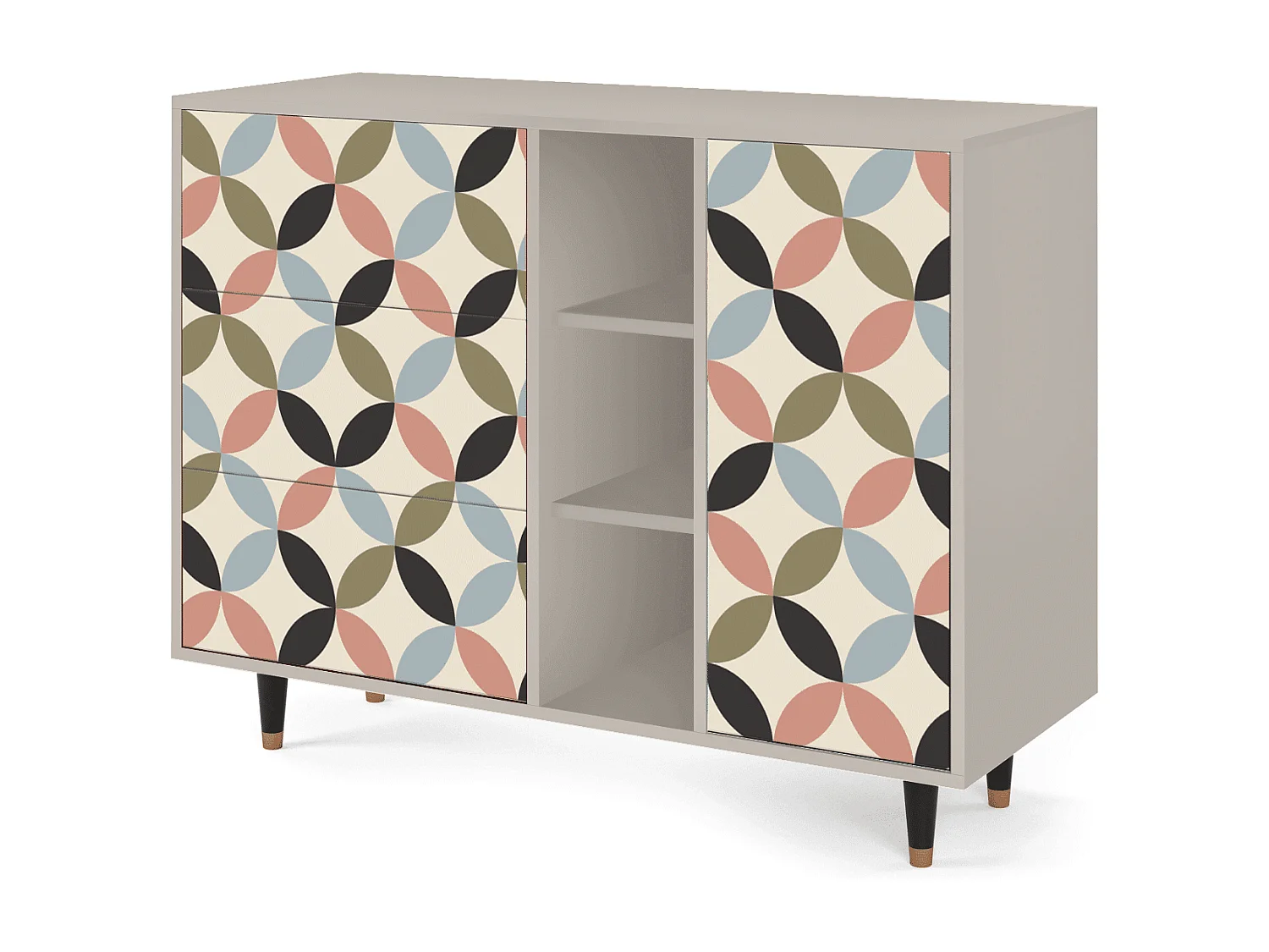 Buffet - 125x98x48 cm - BS2 - Butterfly Effect, Sable