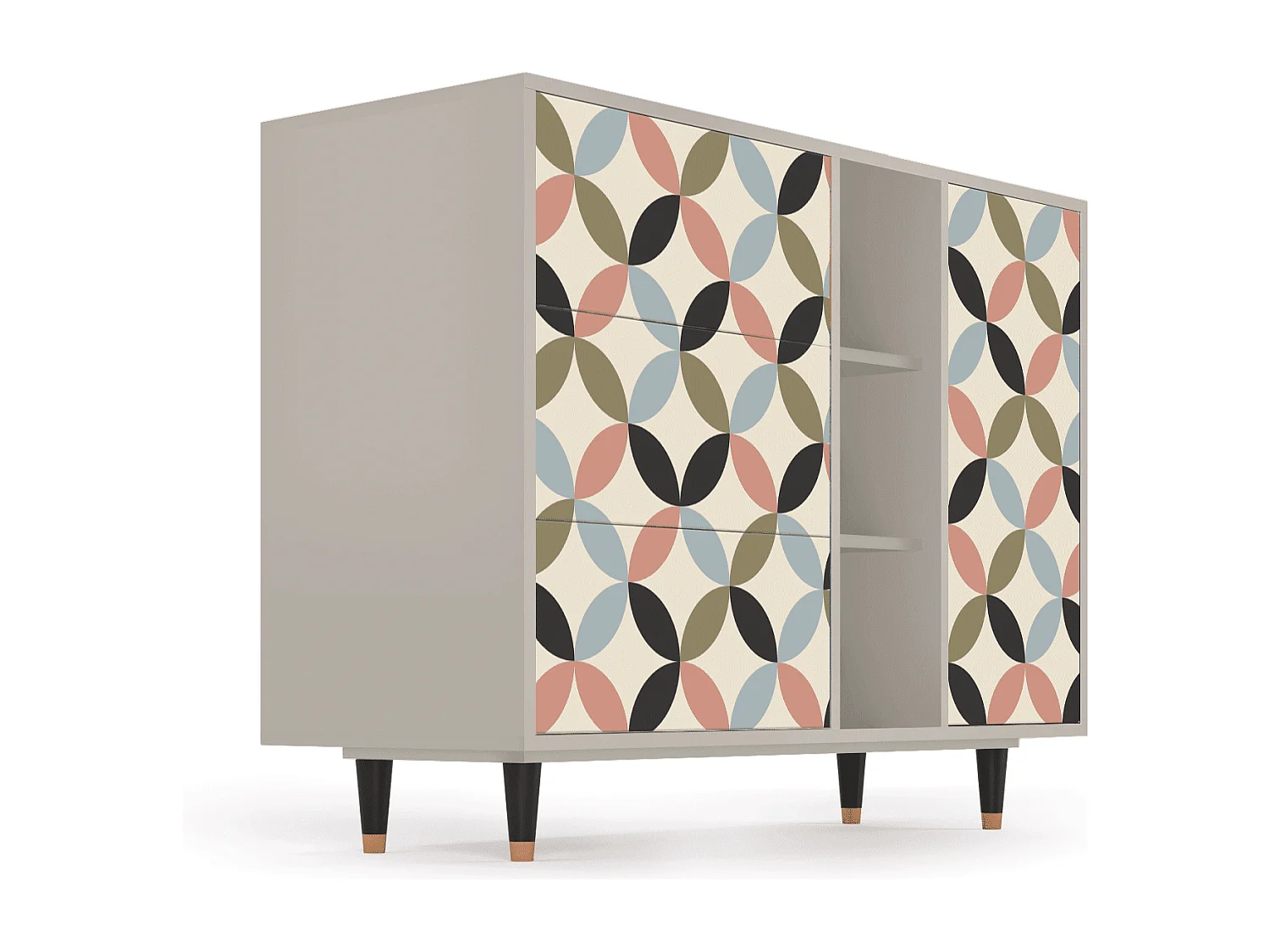 Buffet - 125x98x48 cm - BS2 - Butterfly Effect, Sable