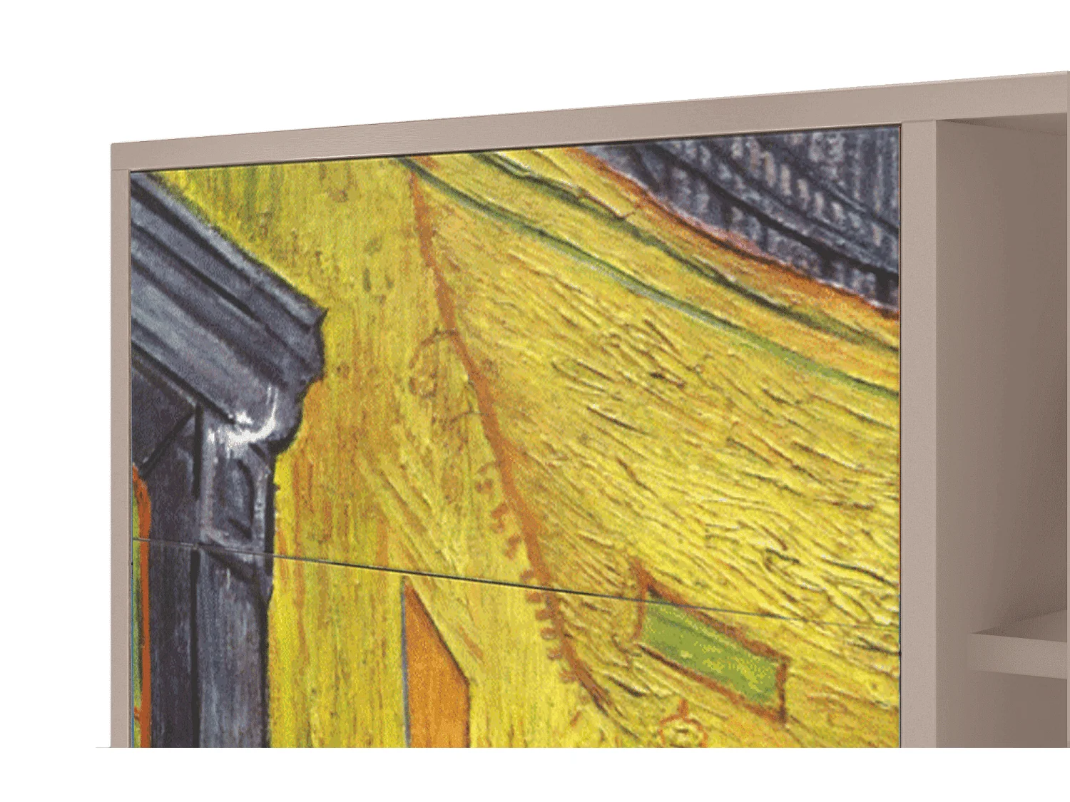 Dressoir - 125x98x48 cm - BS2 - Café Terrace at Night, Latte