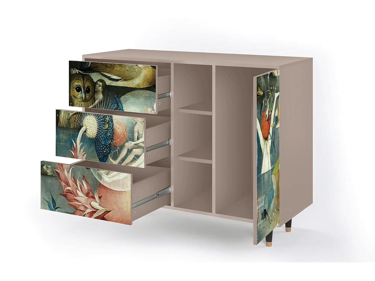 Dressoir - 125x98x48 cm - BS2 - The Garden Of by Bosch, Latte