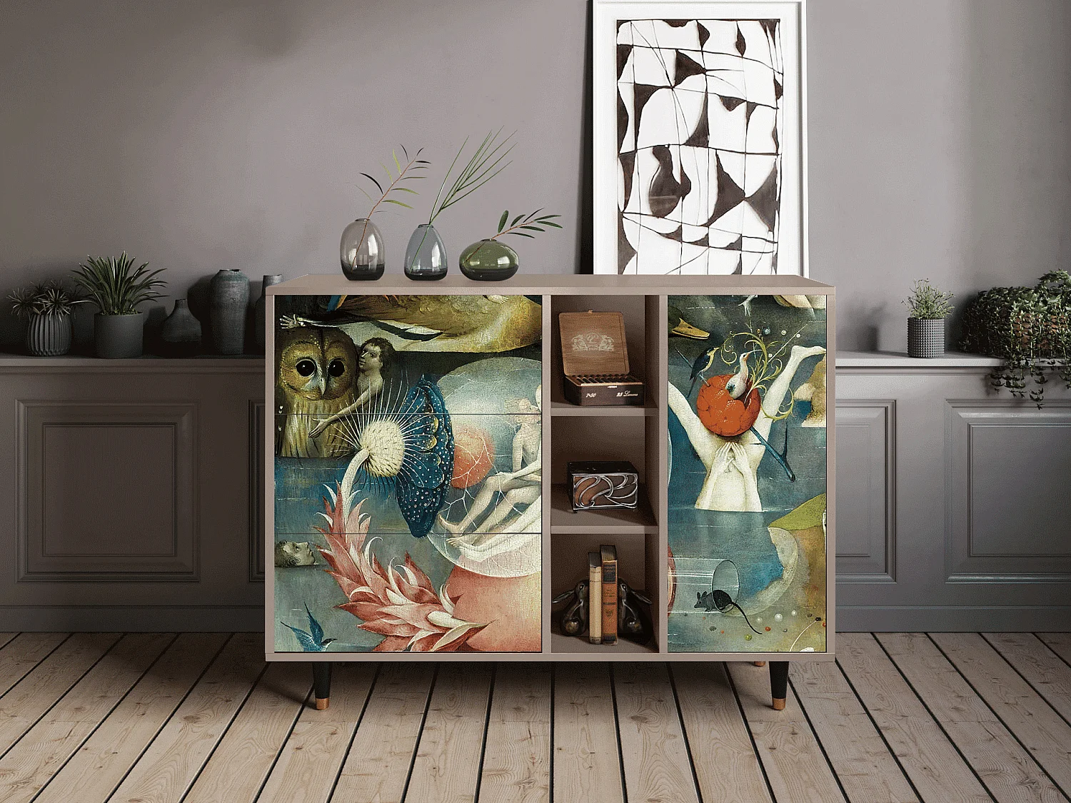 Kredens - 125x98x48 cm - BS2 - The Garden Of by Bosch, Latte