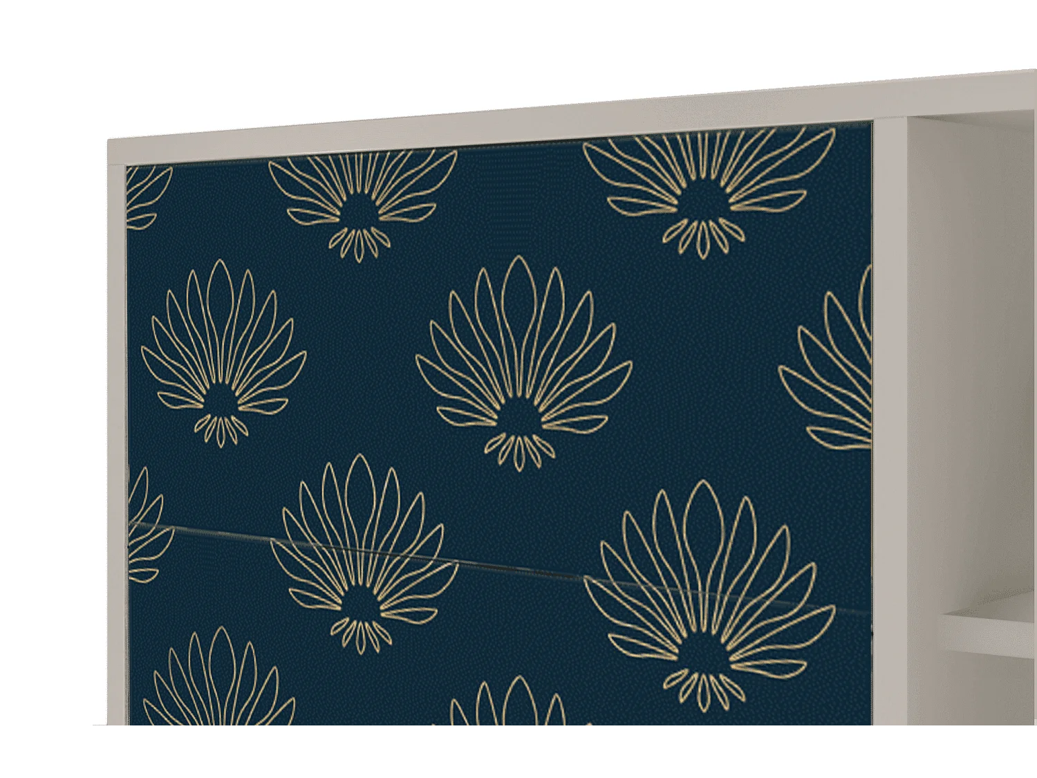 Buffet - 125x98x48 cm - BS2 - Blue Lotus, Sable