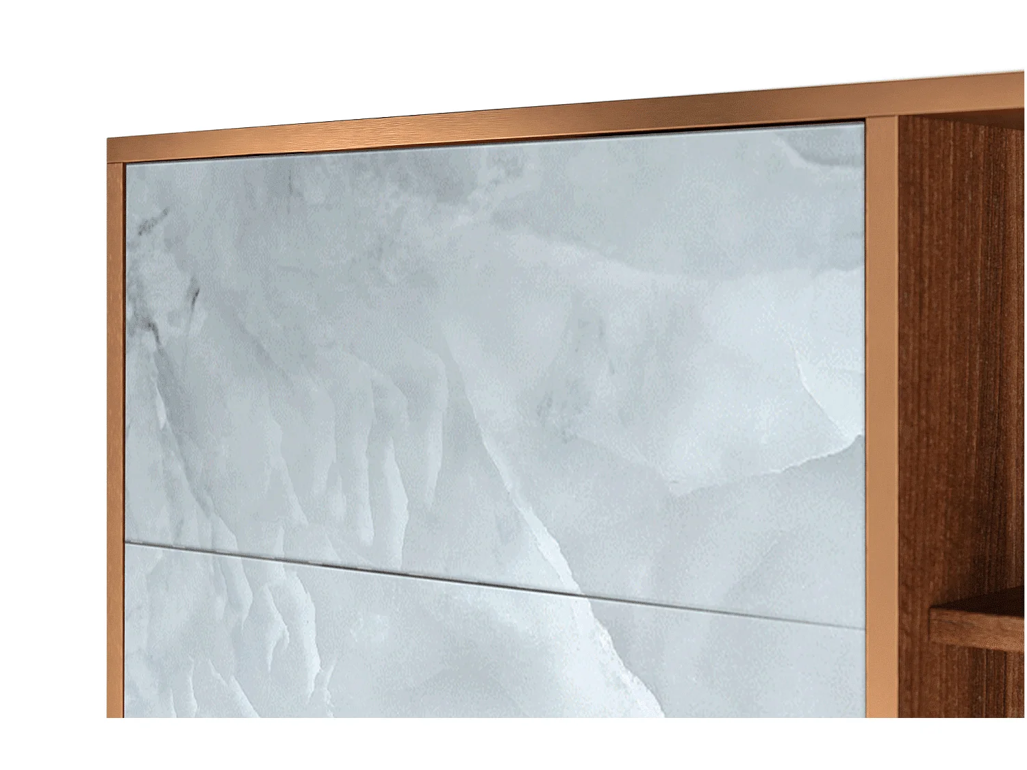 Buffet - 125x98x48 cm - BS2 - The Onyx, Noyer