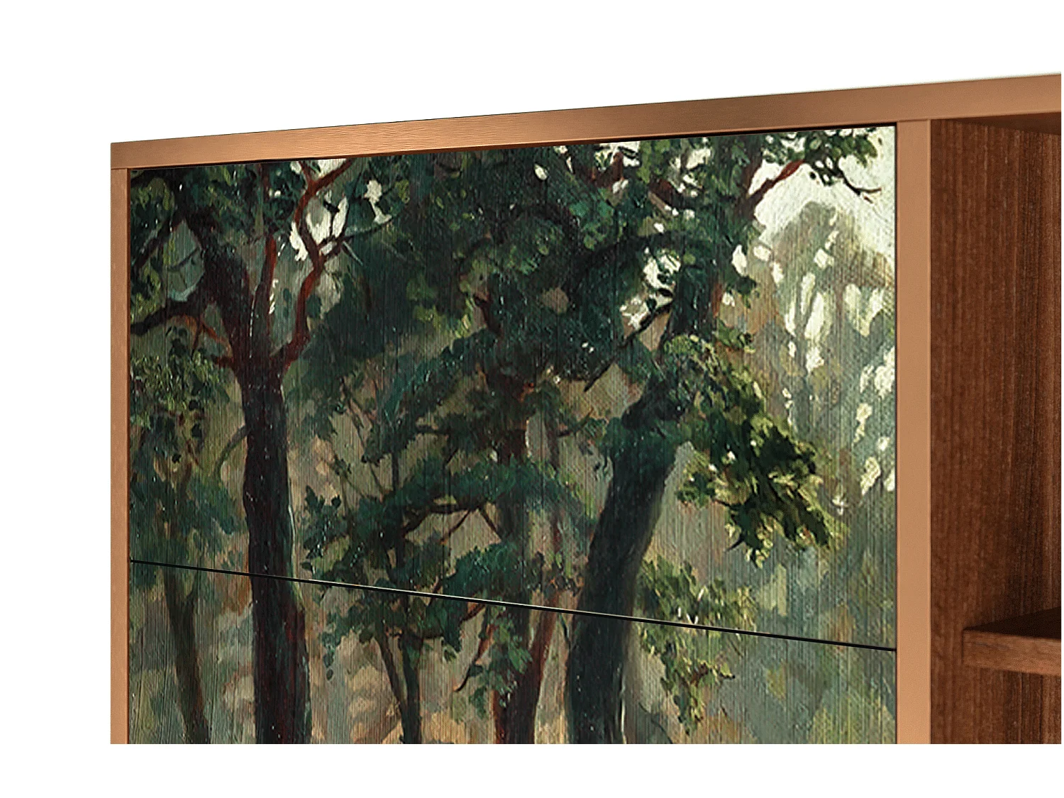 Aparador - 125x98x48 cm - BS2 -  Rain in the Oak Forest, Nogueira