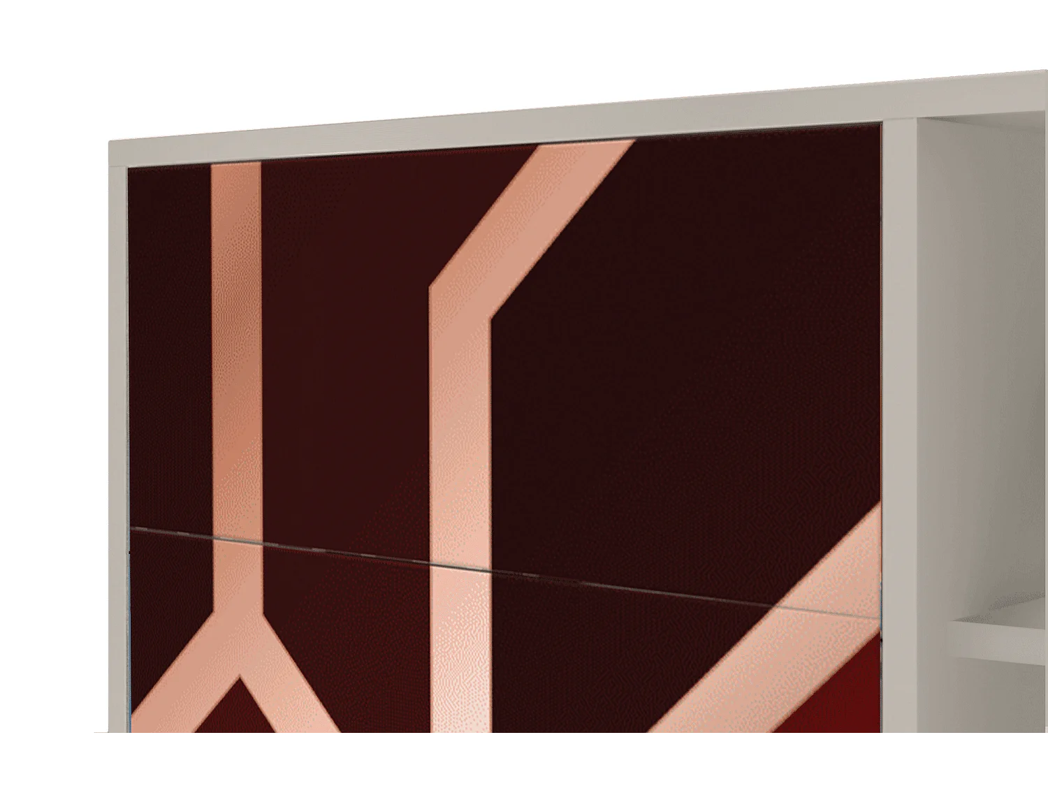 Buffet - 125x98x48 cm - BS2 - Velvet 1920's, Sable