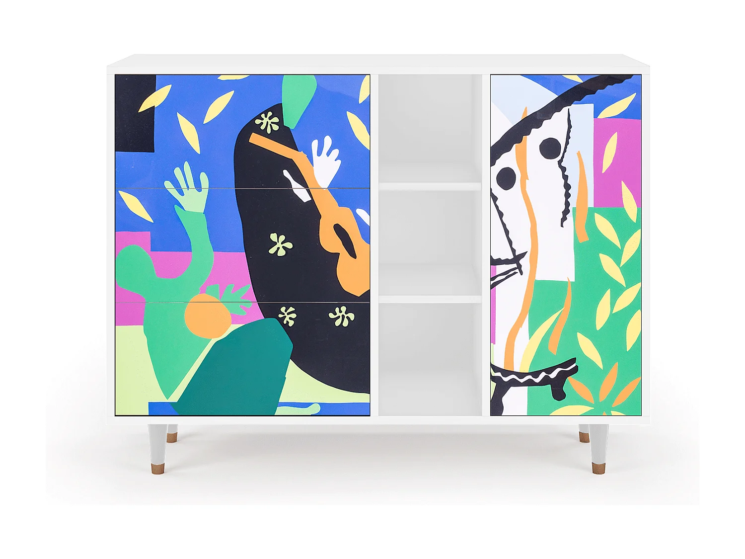 Aparador - 125x98x48 cm - BS2 - La Tristesse du Roi, Branco