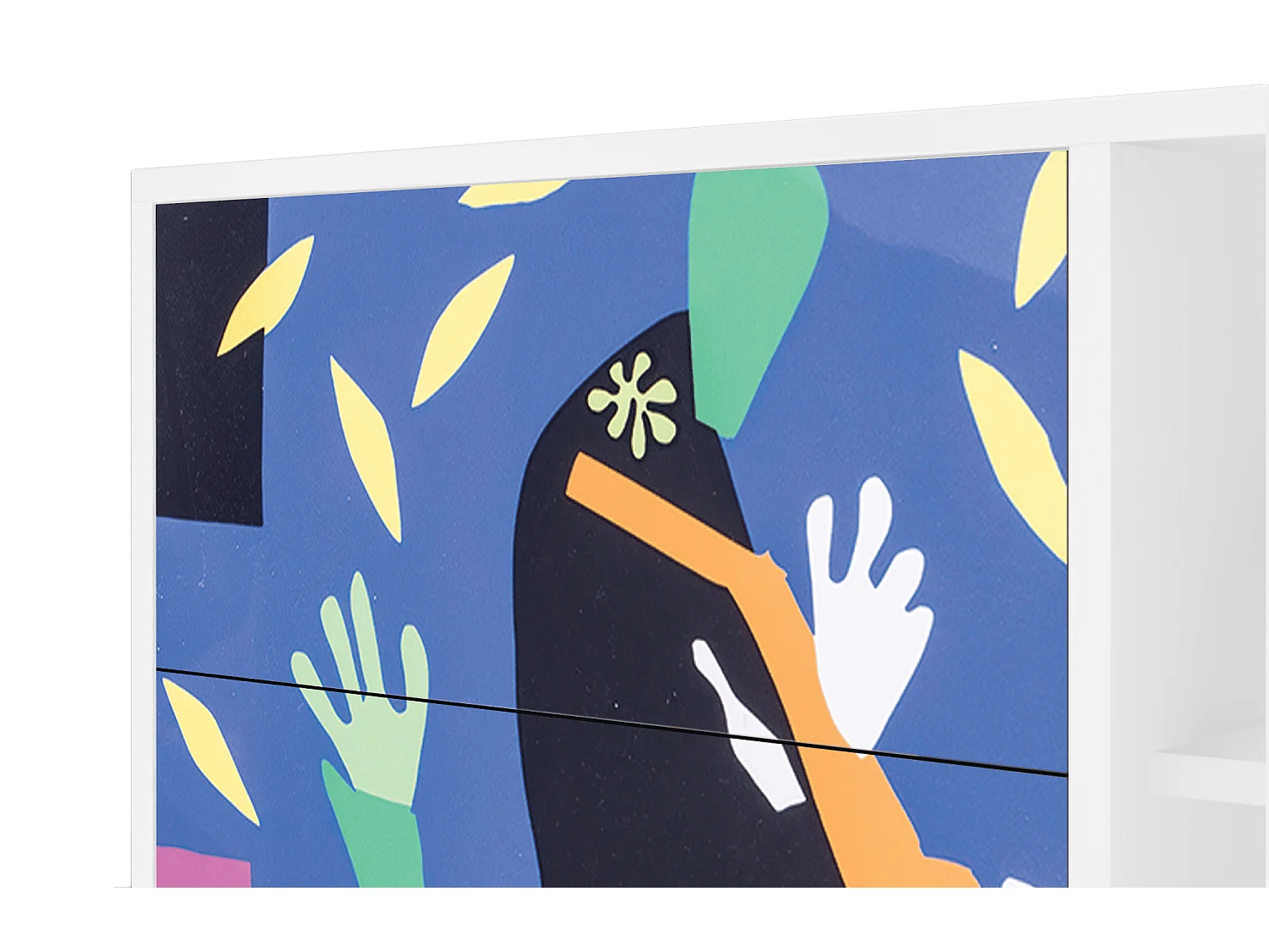 Buffet - 125x98x48 cm - BS2 - La Tristesse du Roi, Blanc