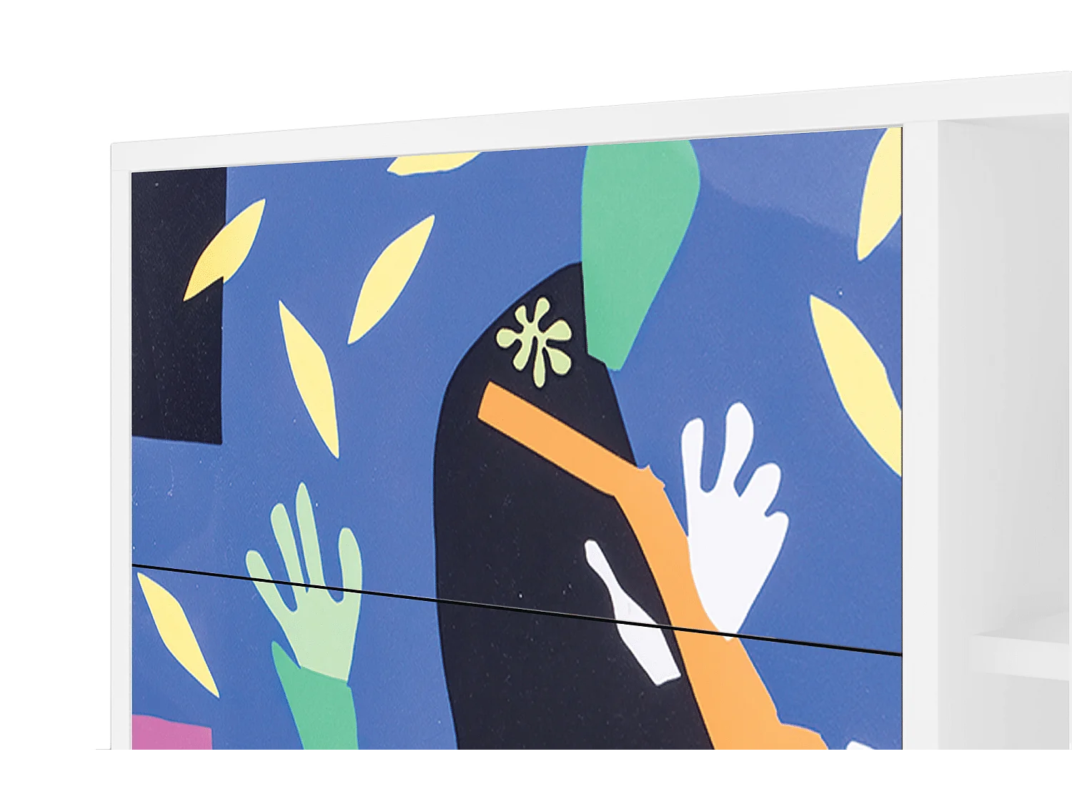 Buffet - 125x98x48 cm - BS2 - La Tristesse du Roi, Blanc