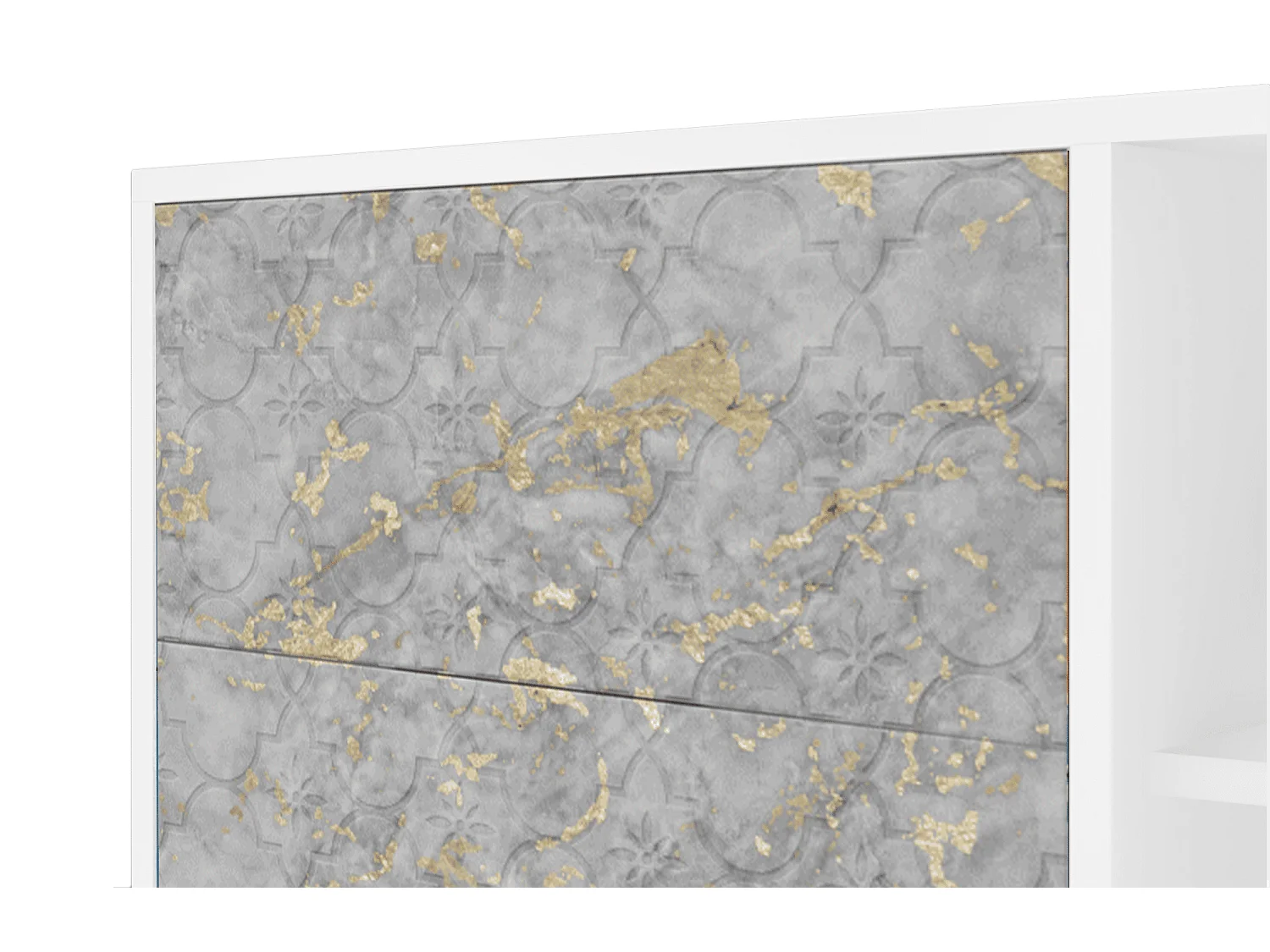 Buffet - 125x98x48 cm - BS2 - Mariana Trench, Blanc