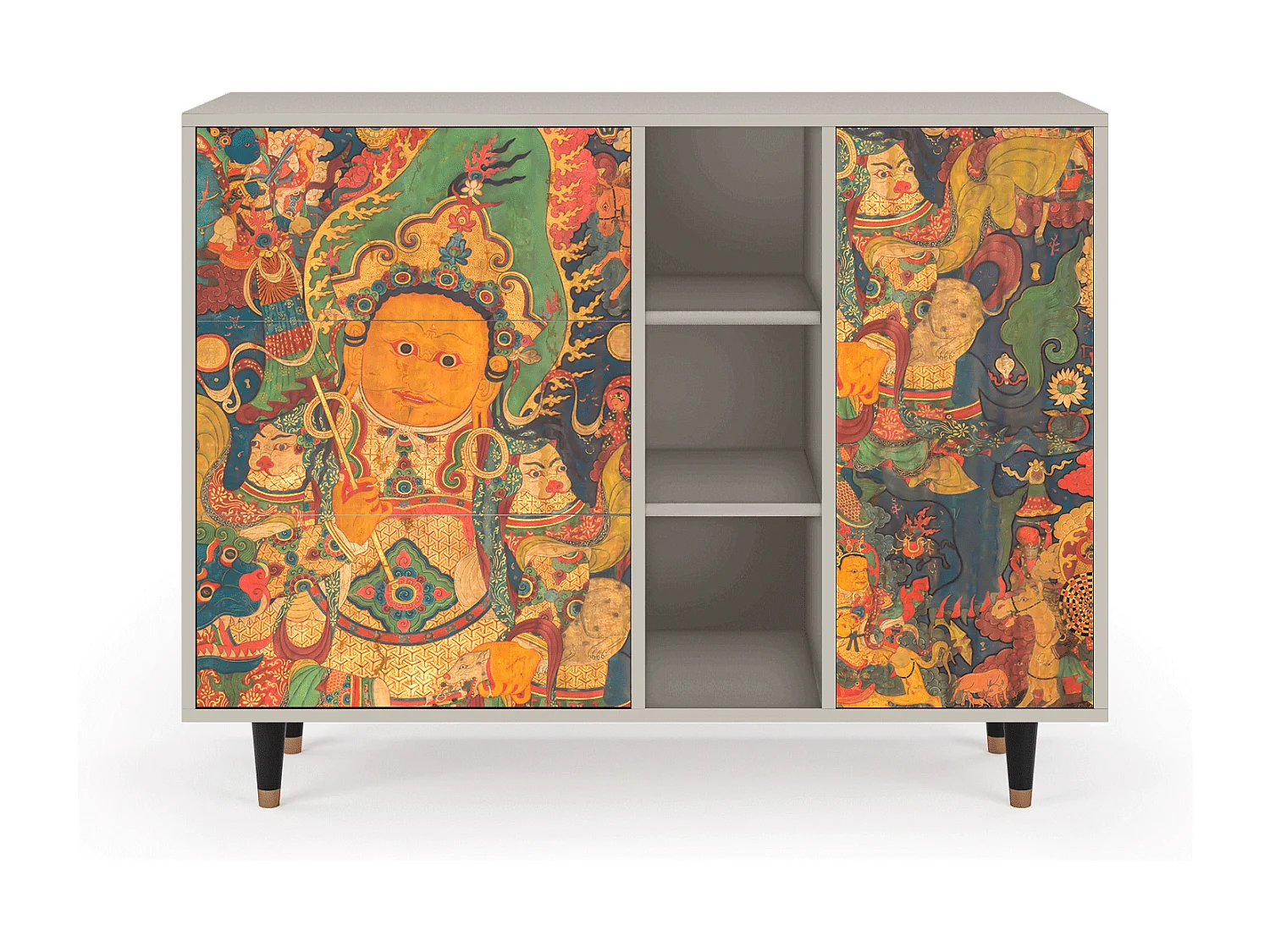 Dressoir - 125x98x48 cm - BS2 - God by Vaisravana , Zand