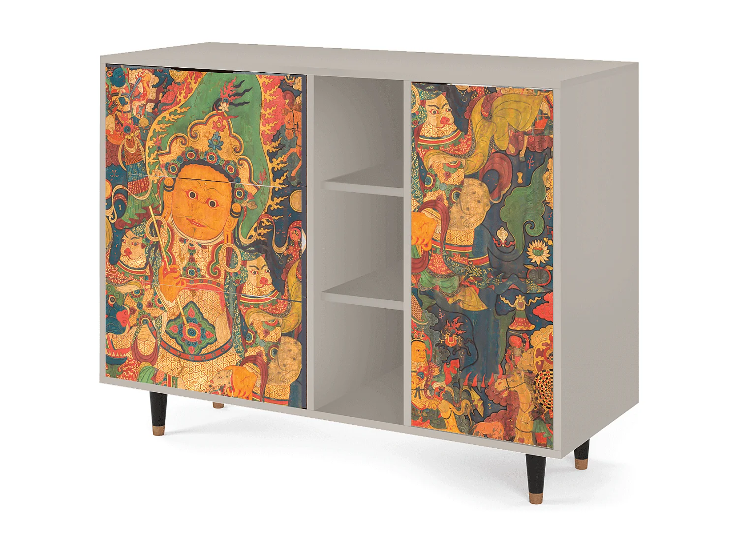 Dressoir - 125x98x48 cm - BS2 - God by Vaisravana , Zand