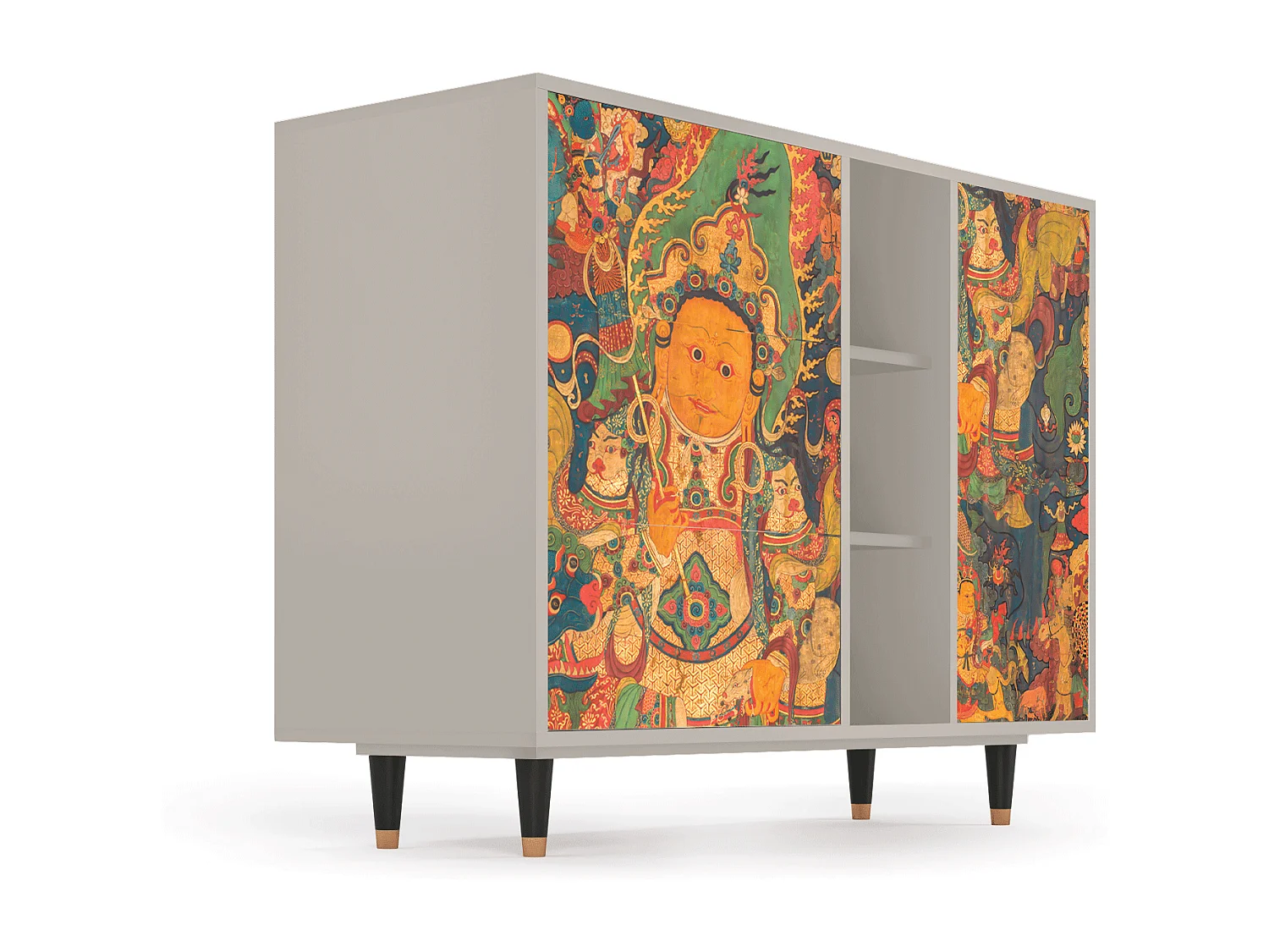 Dressoir - 125x98x48 cm - BS2 - God by Vaisravana , Zand