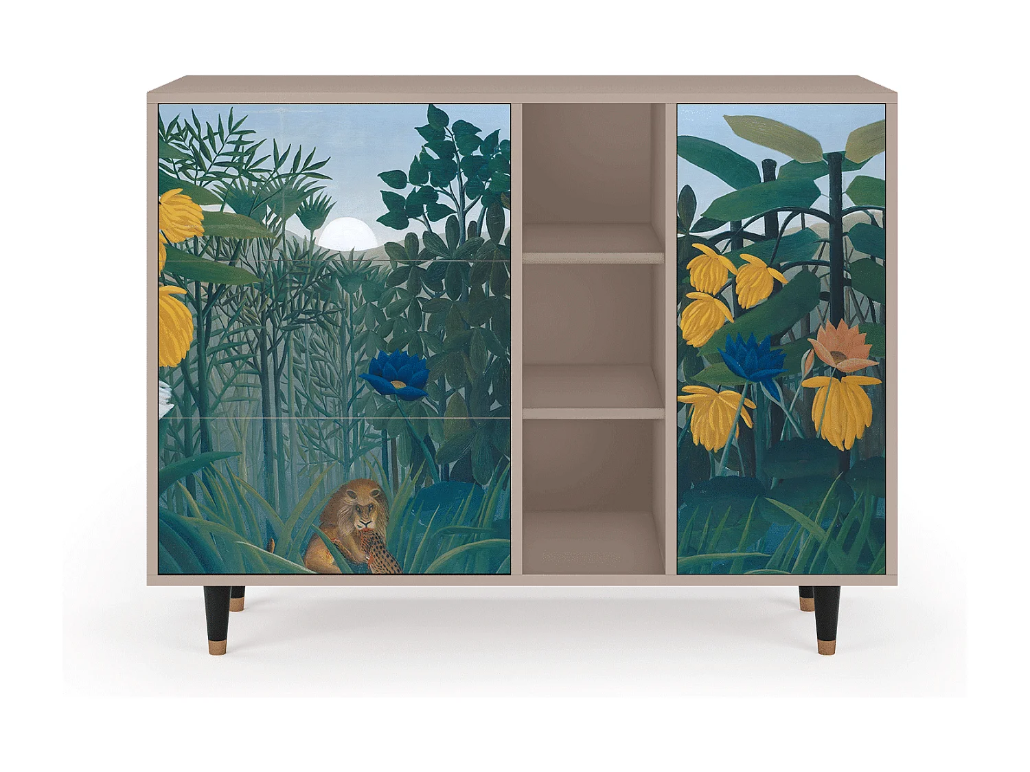 Sideboard - 125x98x48 cm - BS2 - The Repast of the Lion, Latte