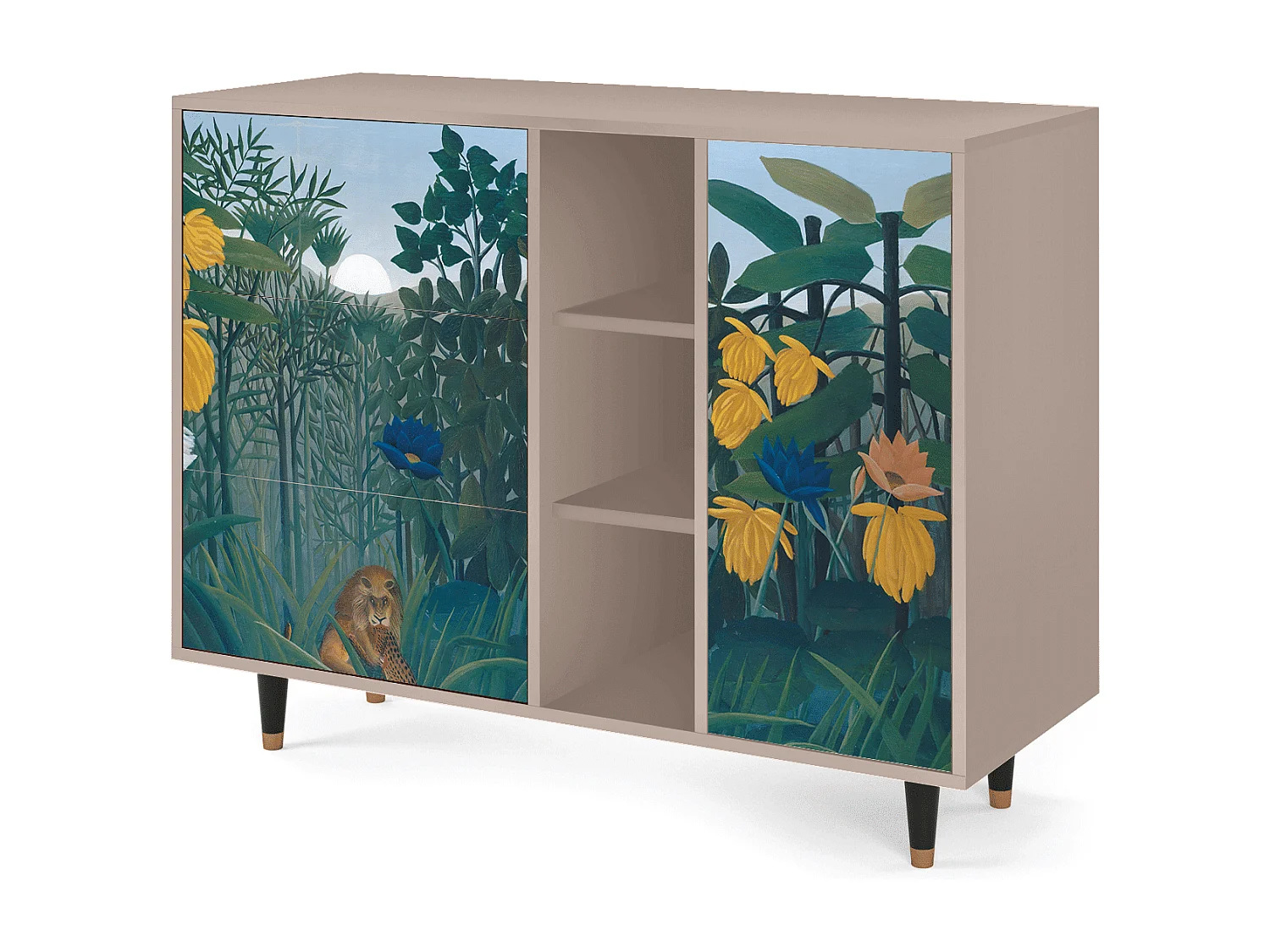 Sideboard - 125x98x48 cm - BS2 - The Repast of the Lion, Latte