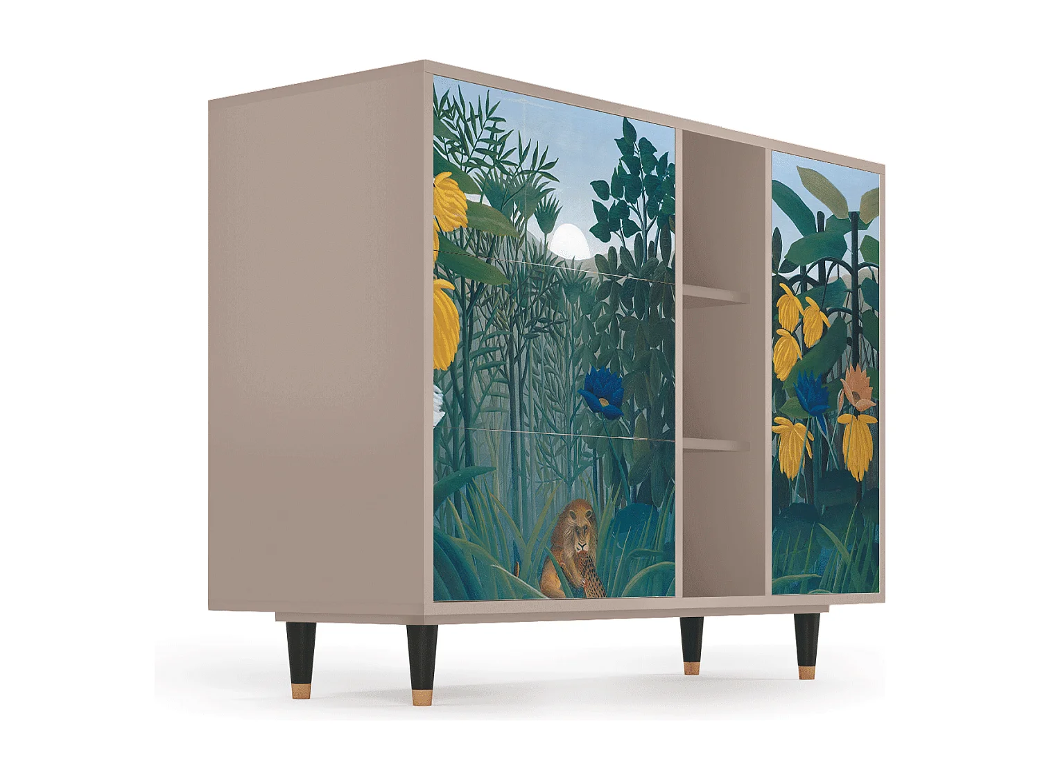 Sideboard - 125x98x48 cm - BS2 - The Repast of the Lion, Latte