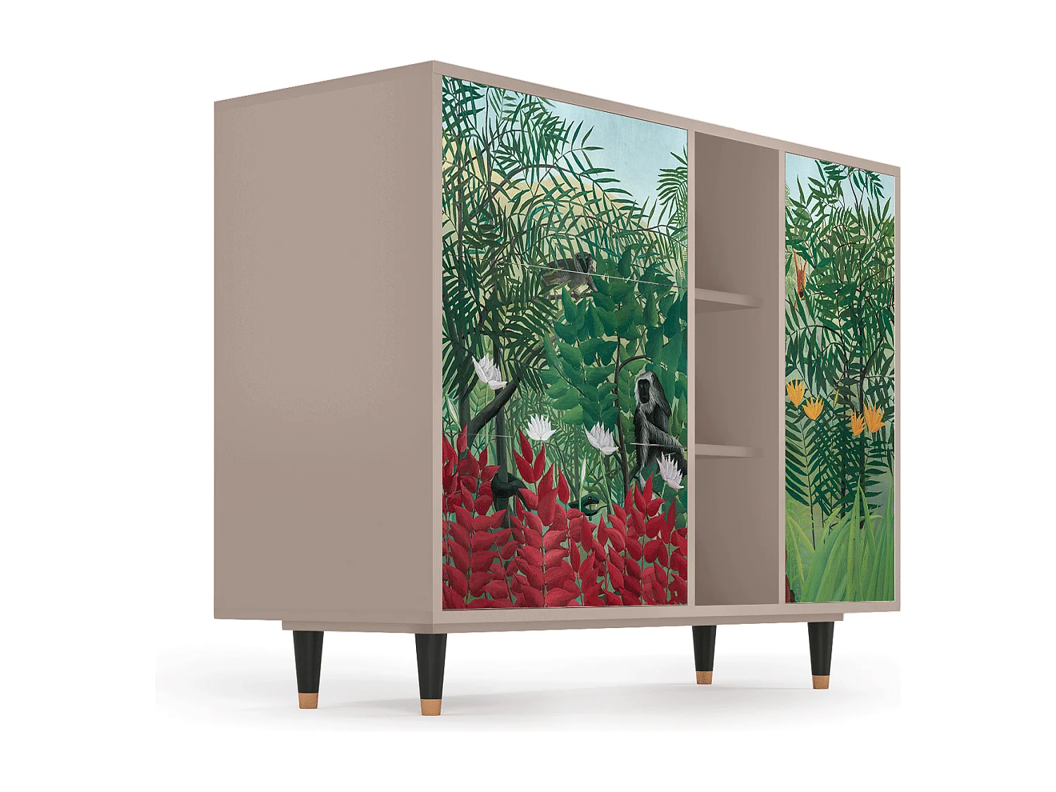 Buffet - 125x98x48 cm - BS2 - Jungles in Paris, Latte