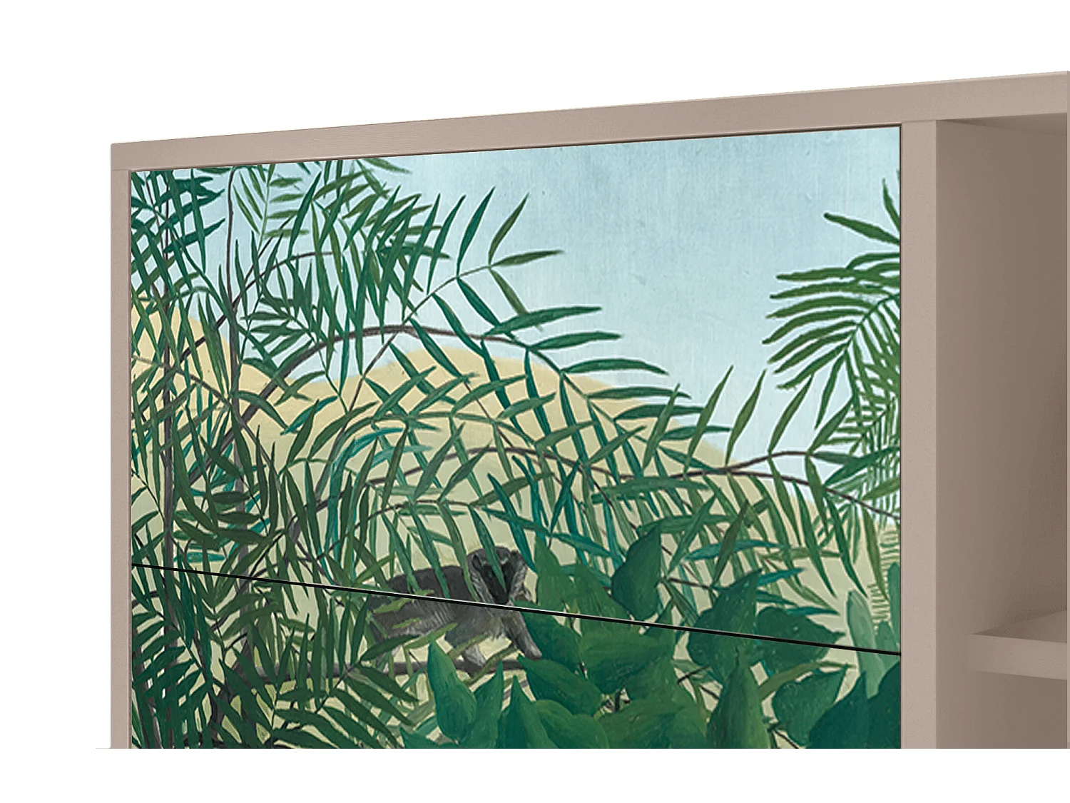 Buffet - 125x98x48 cm - BS2 - Jungles in Paris, Latte