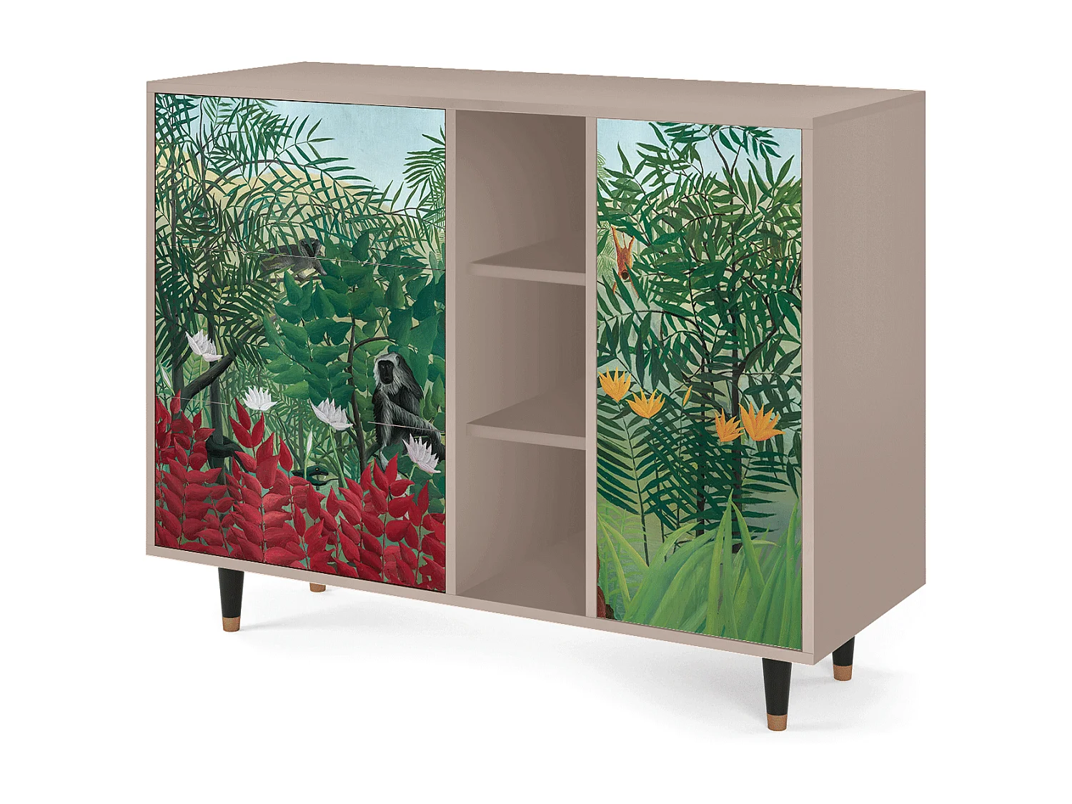 Dressoir - 125x98x48 cm - BS2 - Jungles in Paris, Latte