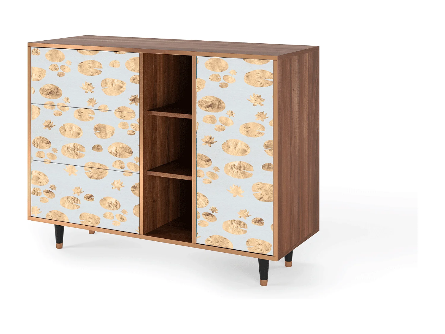 Buffet - 125x98x48 cm - BS2 - Blue Giraffe, Noyer