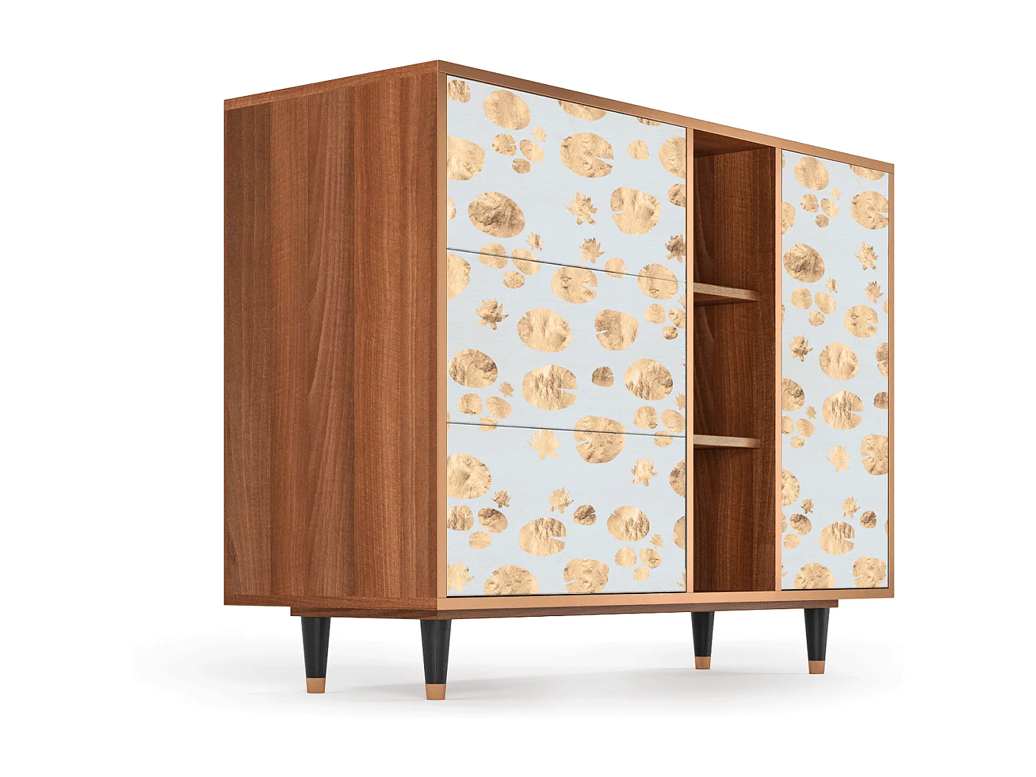 Buffet - 125x98x48 cm - BS2 - Blue Giraffe, Noyer