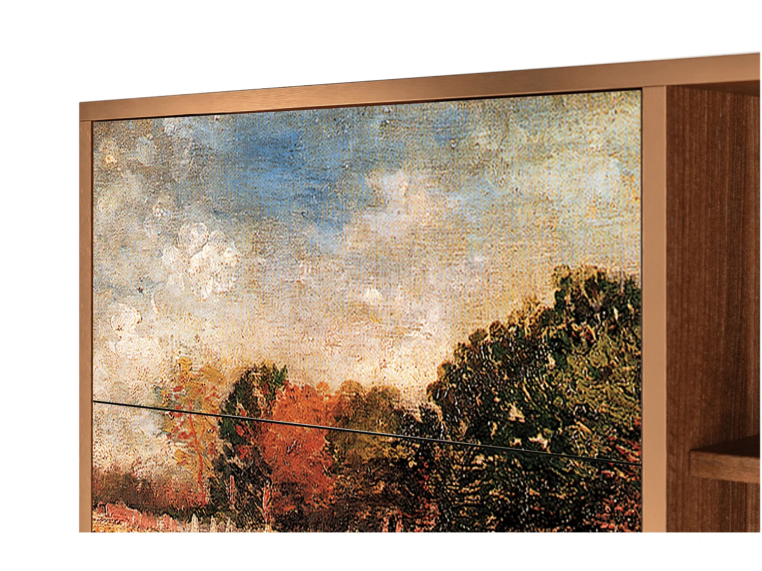 Aparador - 125x98x48 cm - BS2 - The Banks, Nogueira