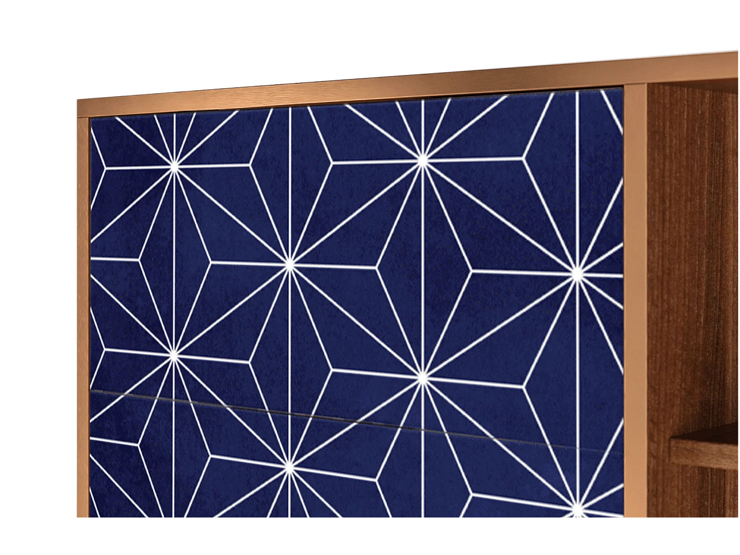 Buffet - 125x98x48 cm - BS2 - Milky Way, Noyer