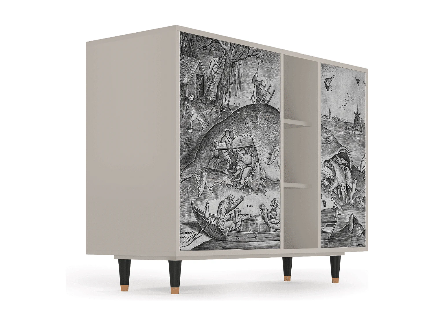 Aparador - 125x98x48 cm - BS2 - Big Fish Eat Little, Arena