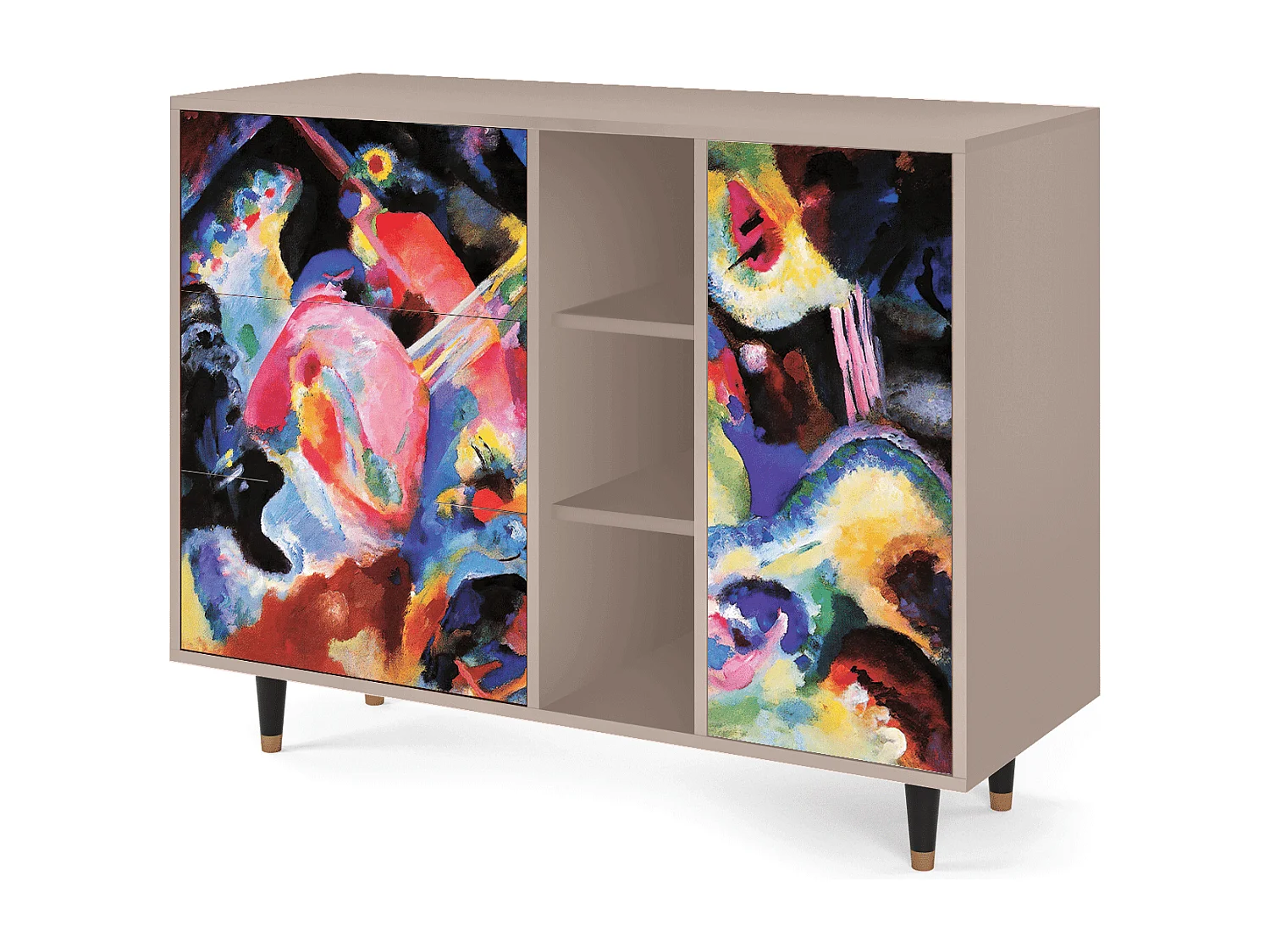 Dressoir - 125x98x48 cm - BS2 - Kandinsky, Latte